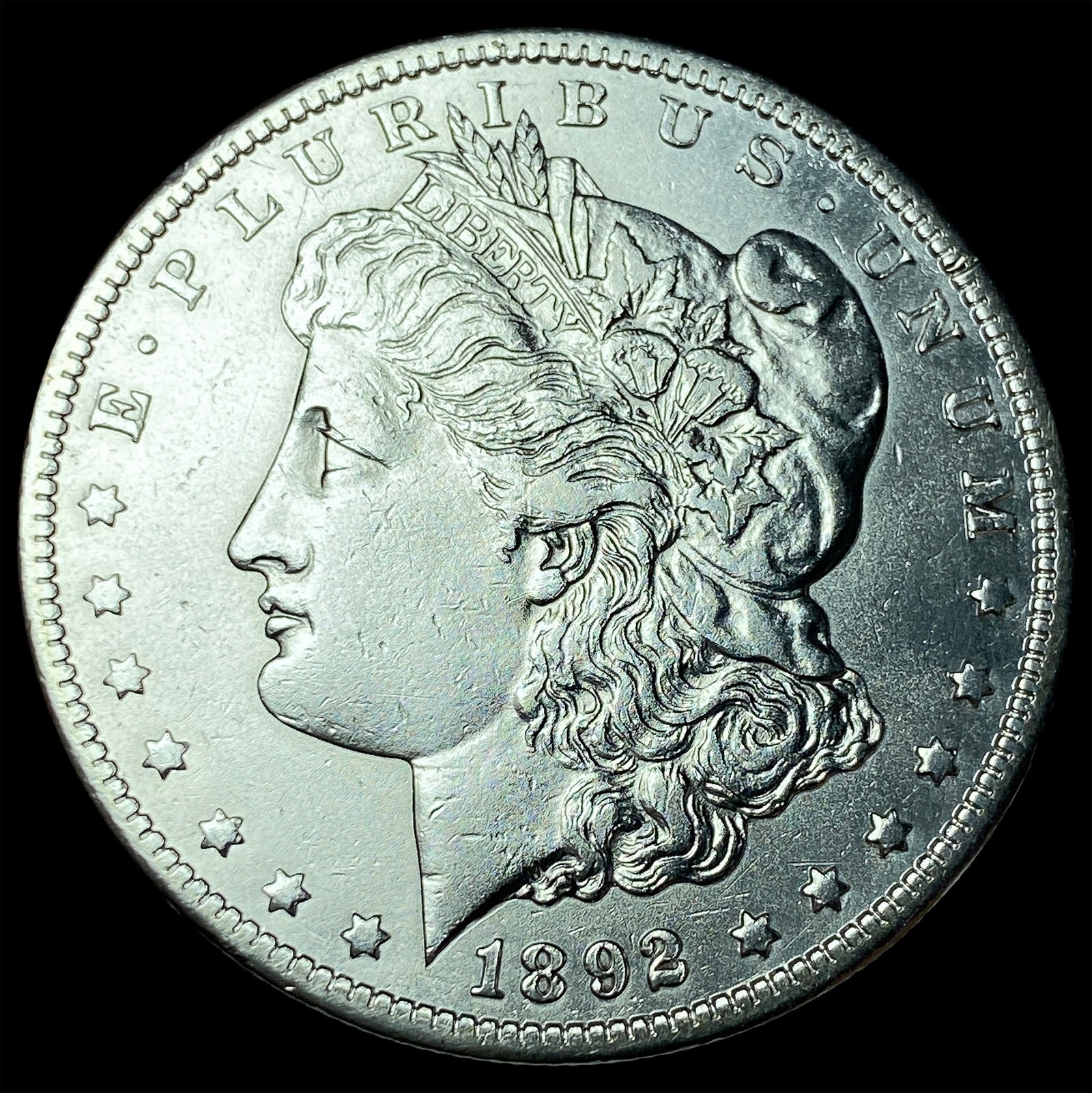 1892-CC Silver Morgan Dollar CLOSELY UNCIRCULATED (1 of 2)
