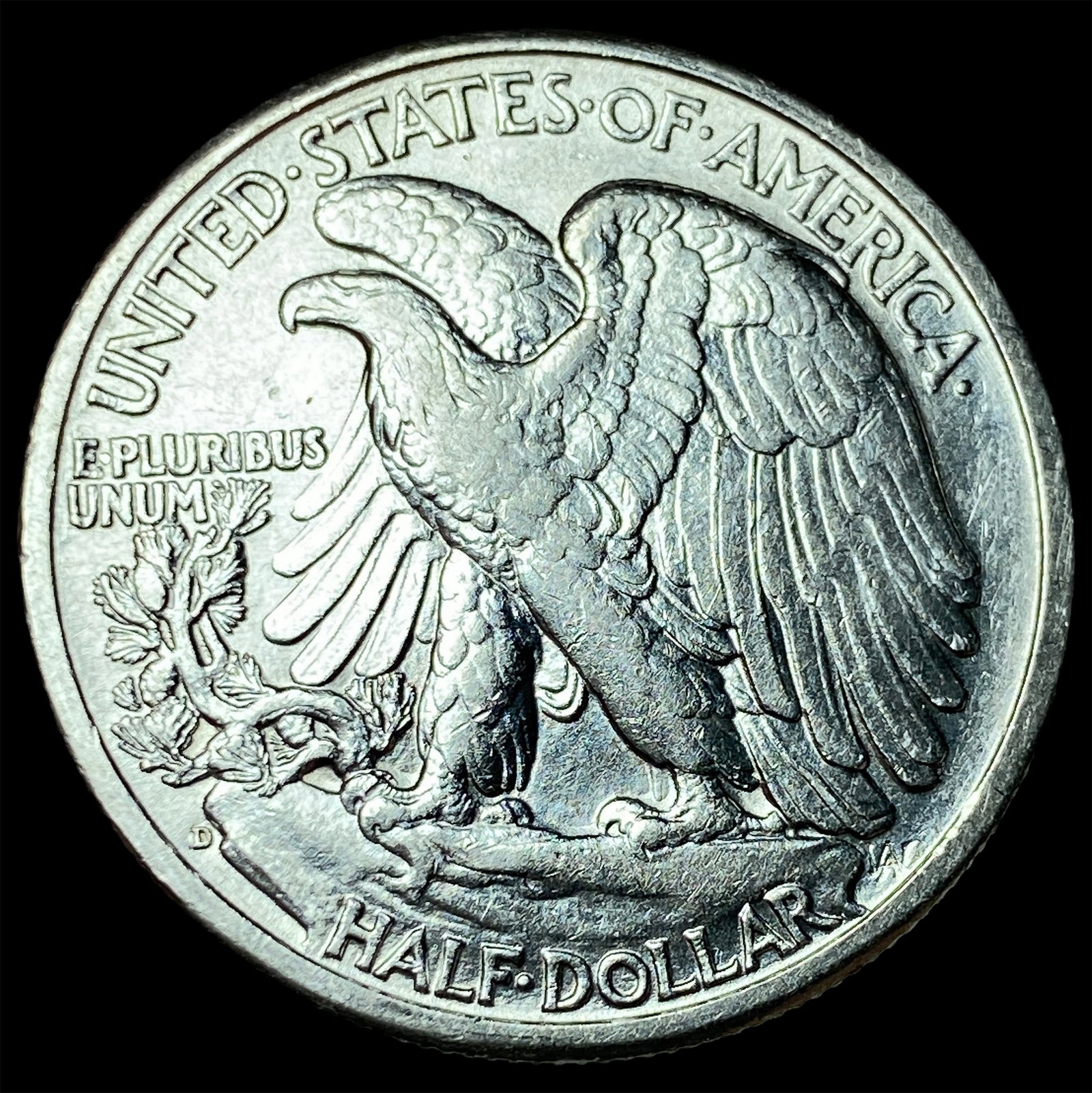 1942-D Silver Half Dollar UNCIRCULATED - 2
