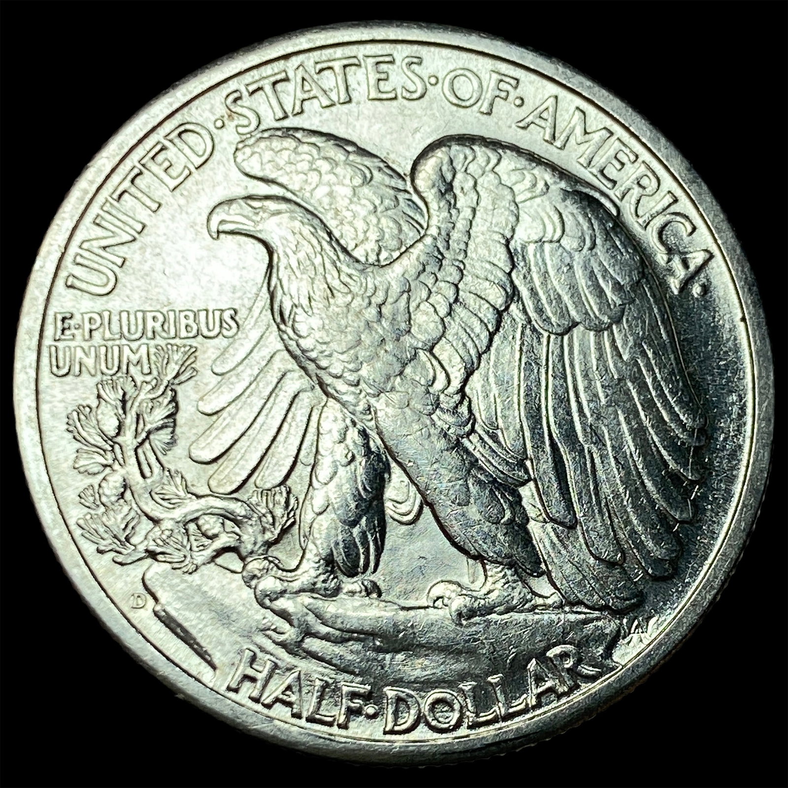 1945-D Silver Half Dollar UNCIRCULATED - 2