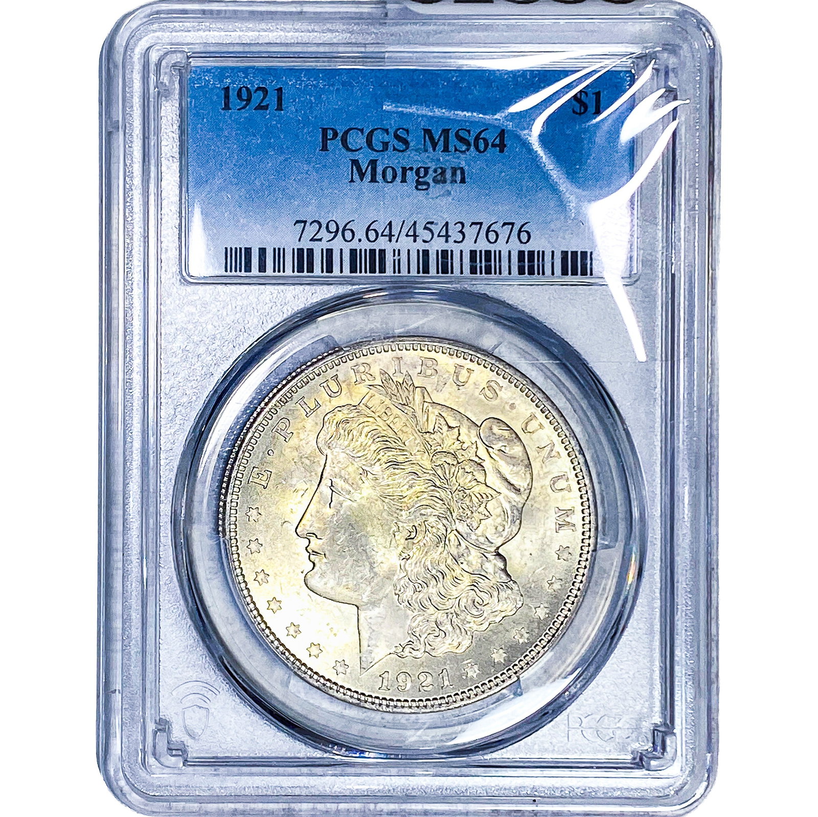 1921 Morgan Silver Dollar PCGS MS64: 1921 Morgan Silver Dollar PCGS MS64