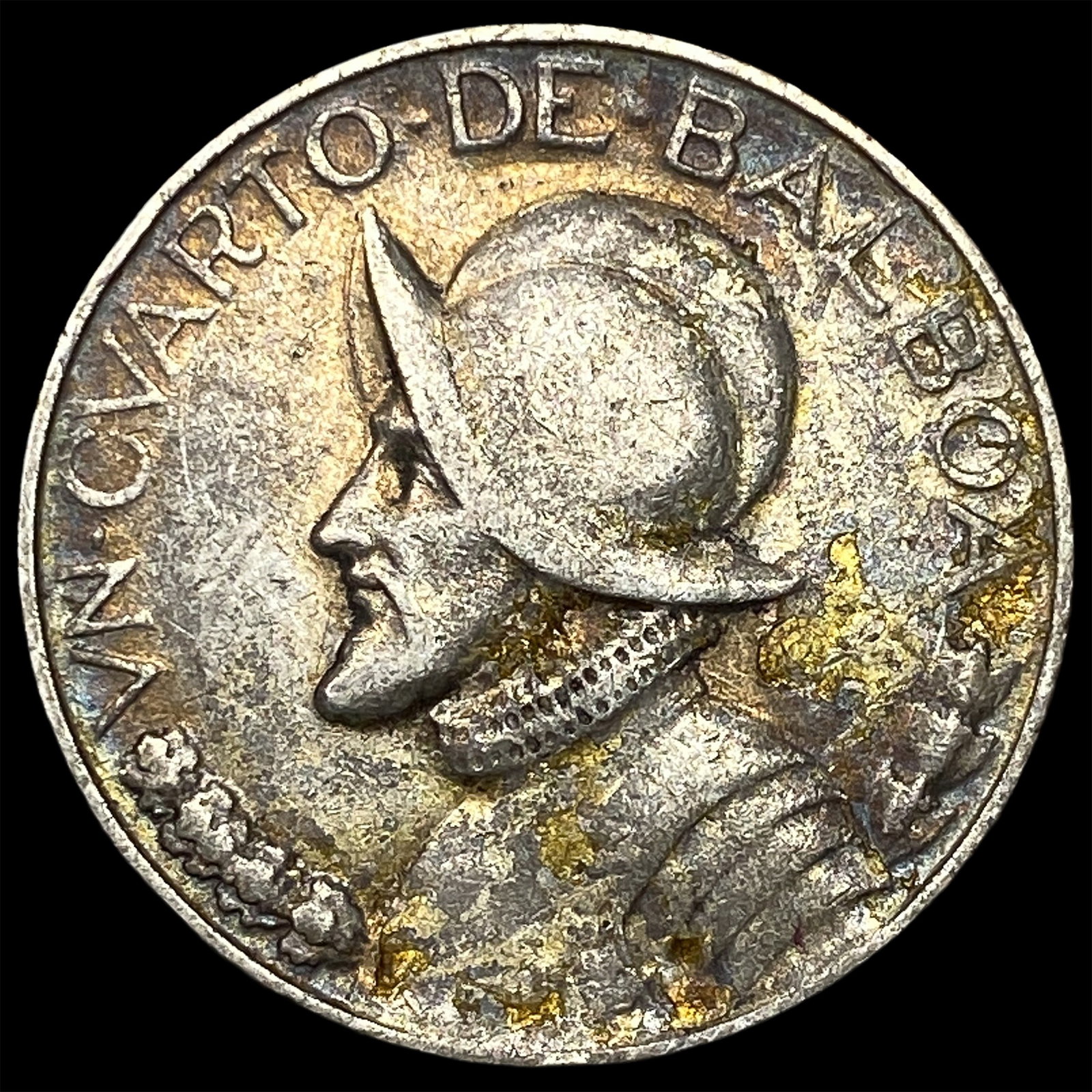 1933 Panama Silver 1/4 Balboa (1 of 2)