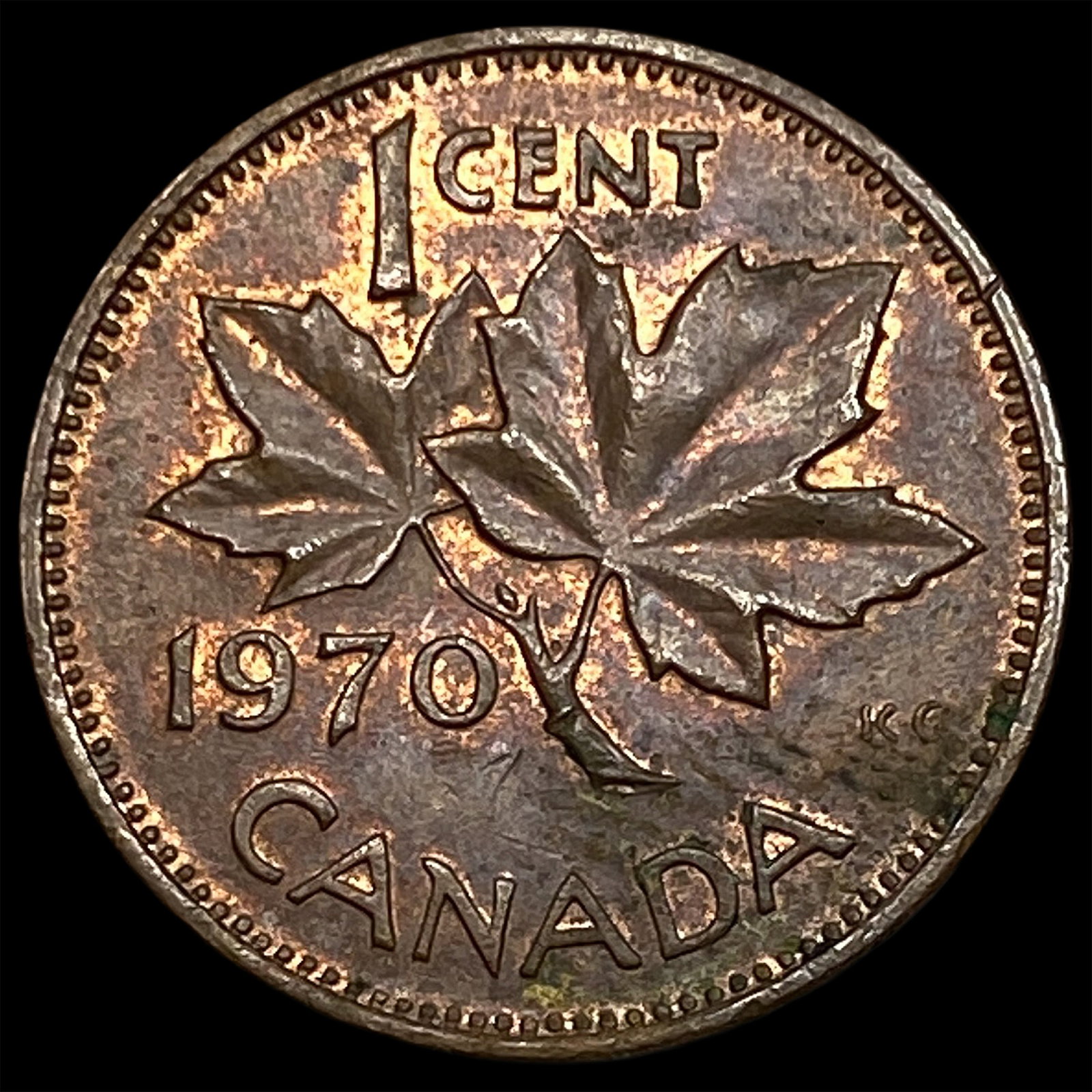 1970 Canada Copper 1 Cent - 2