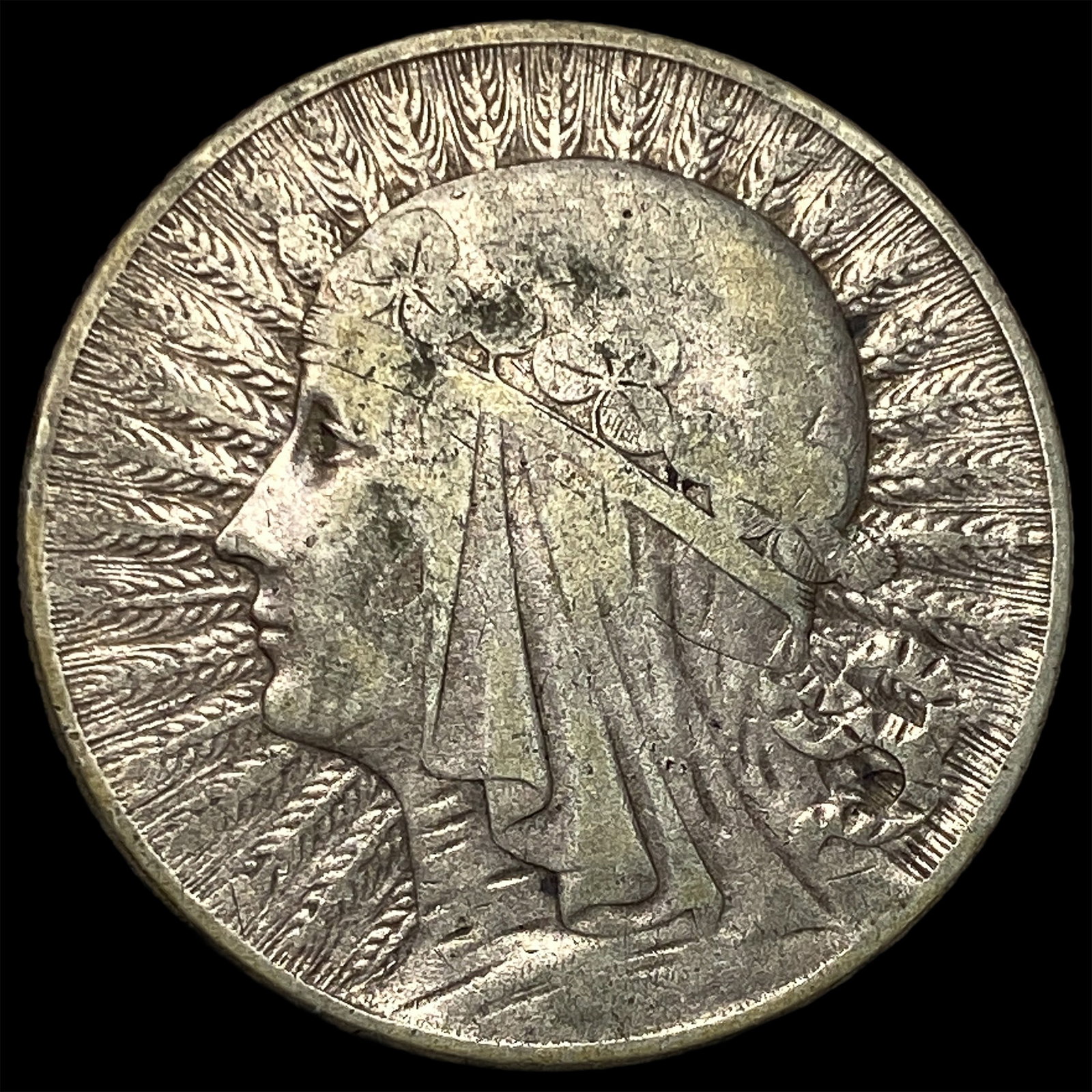 1934 Poland Silver 5 Zlotych: 1934 Poland Silver 5 Zlotych