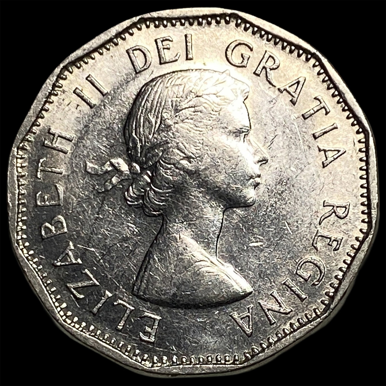 1961 Canada Nickel 5 Cents: 1961 Canada Nickel 5 Cents