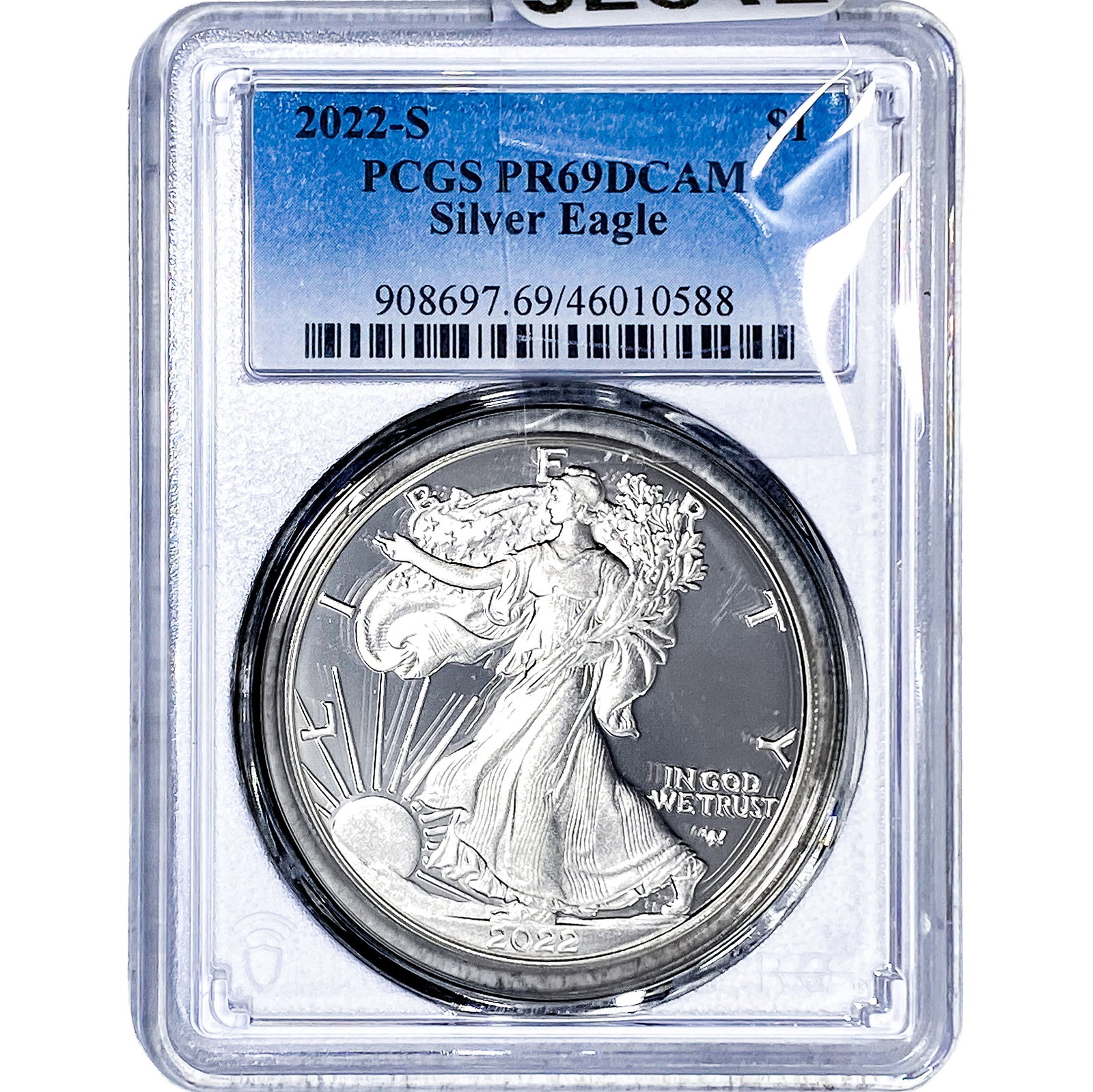 2022-S Silver Eagle PCGS PR69 DCAM (1 of 2)