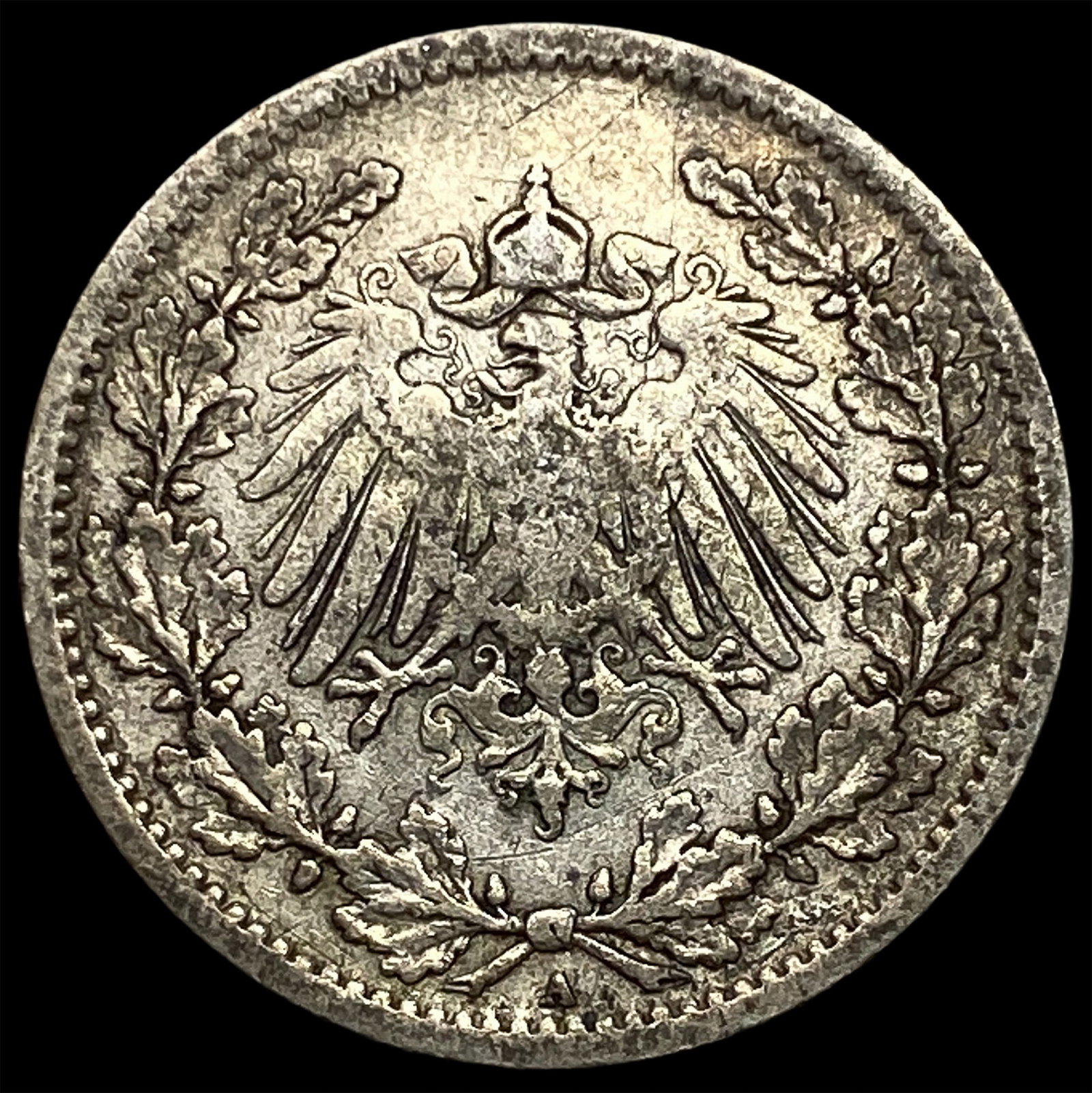 1906-A Germany SIlver 1/2 Mark: 1906-A Germany SIlver 1/2 Mark