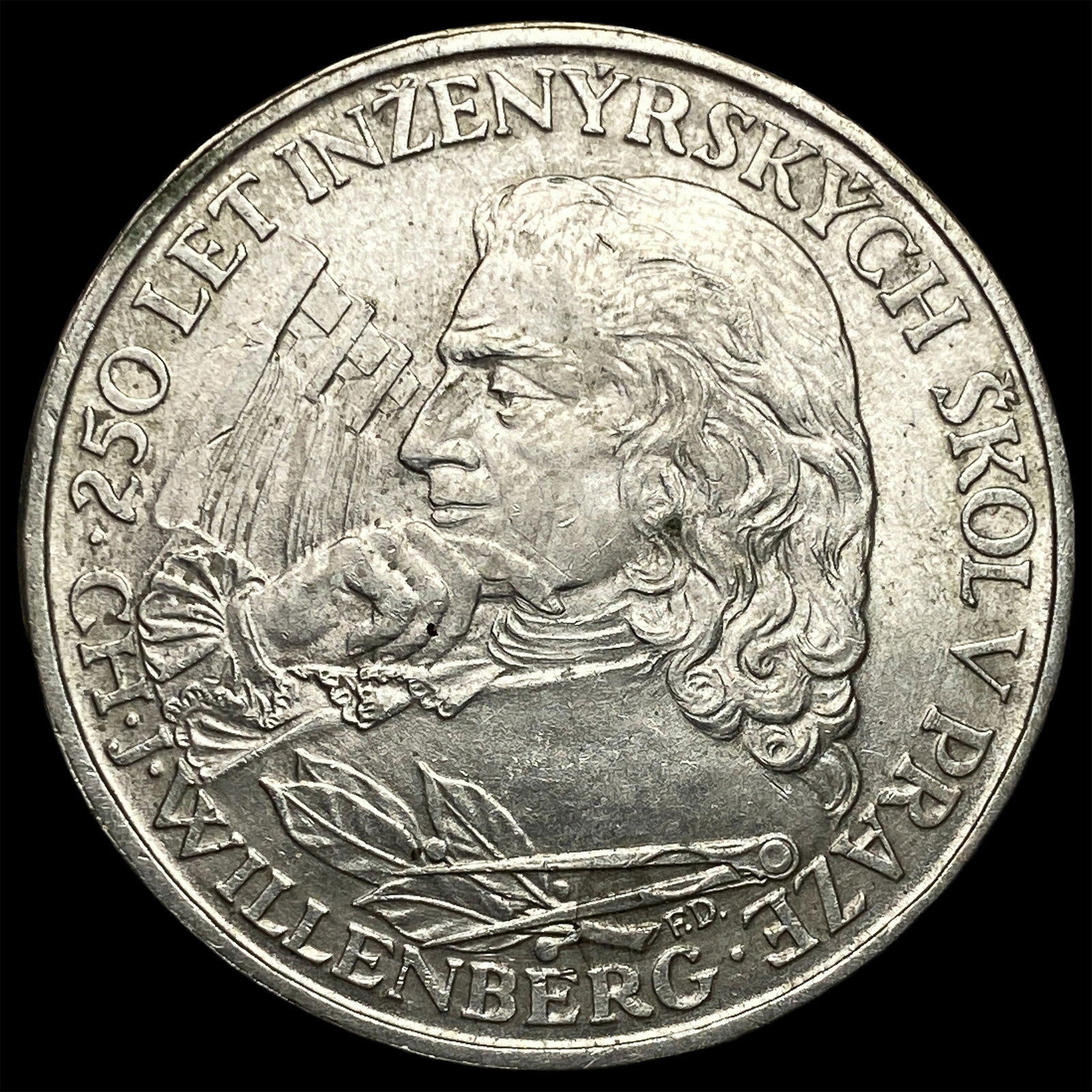 1957 Czechoslovakia Silver 10 Korun: 1957 Czechoslovakia Silver 10 Korun