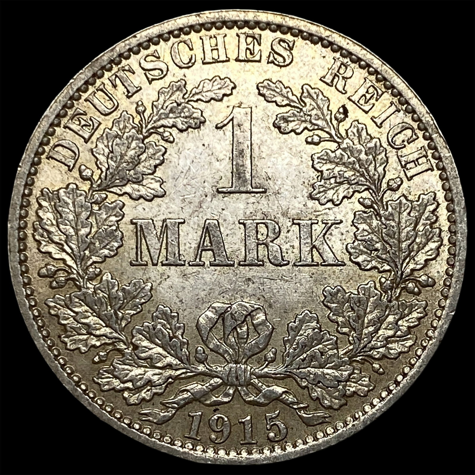 1915A Germany Silver 1 Mark - 2
