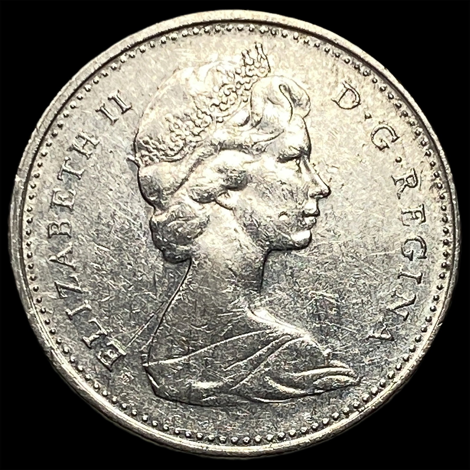 1973 Canada Nickel 10 Cents: 1973 Canada Nickel 10 Cents