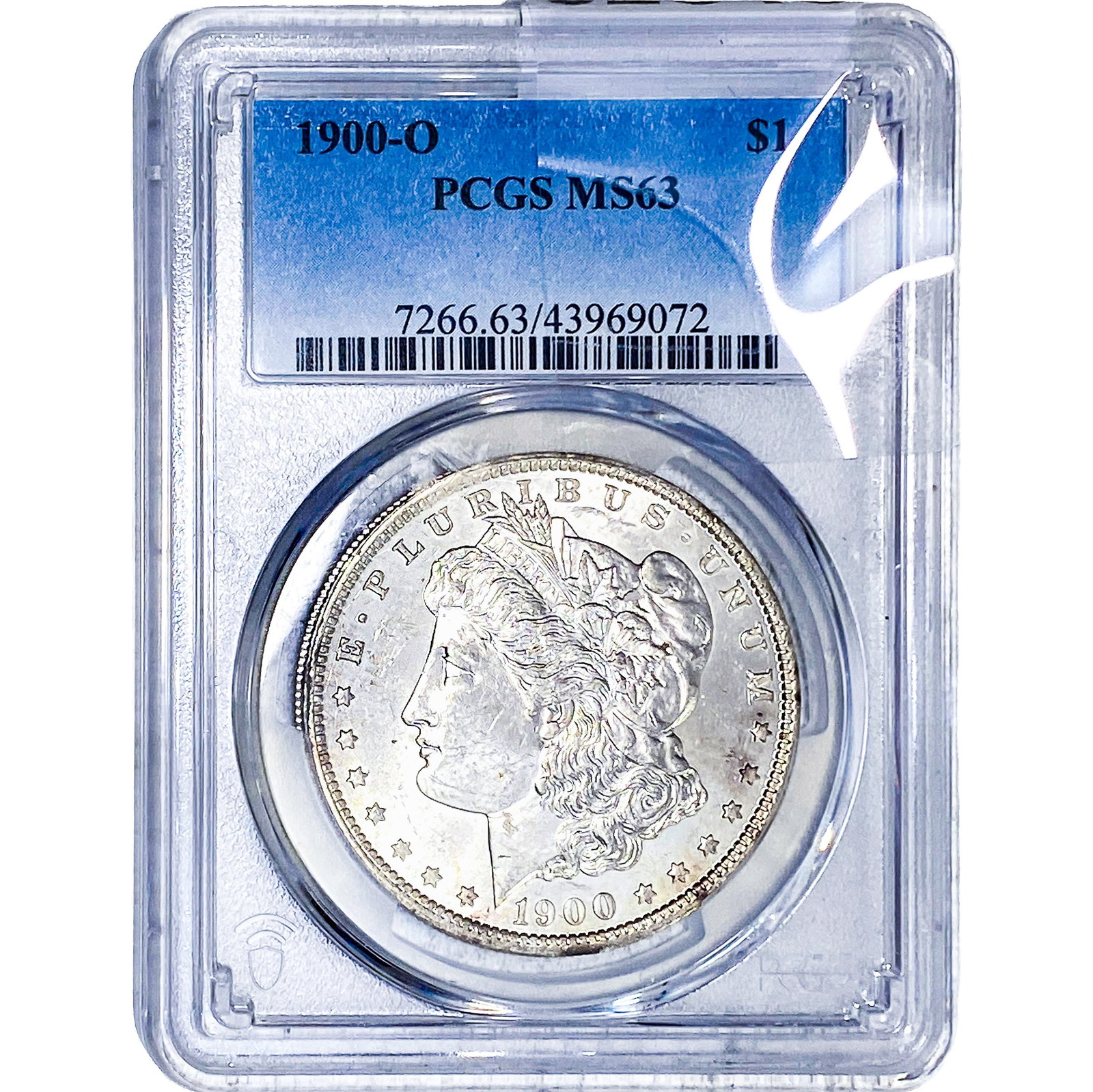 1900-O Morgan Silver Dollar PCGS MS63: 1900-O Morgan Silver Dollar PCGS MS63