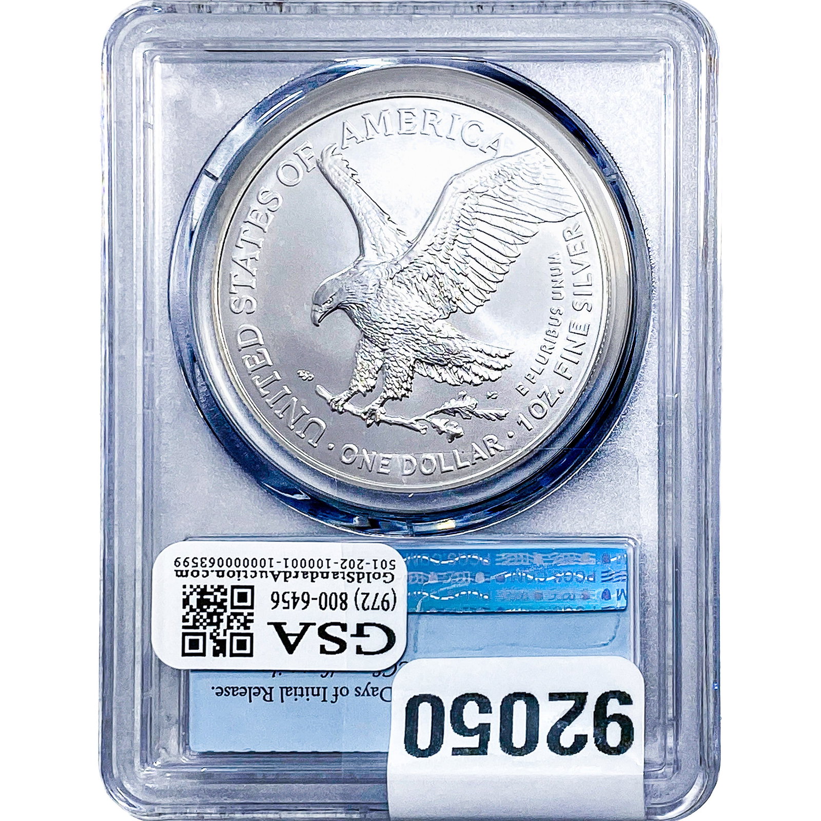 2025 Silver Eagle PCGS MS69 - 2