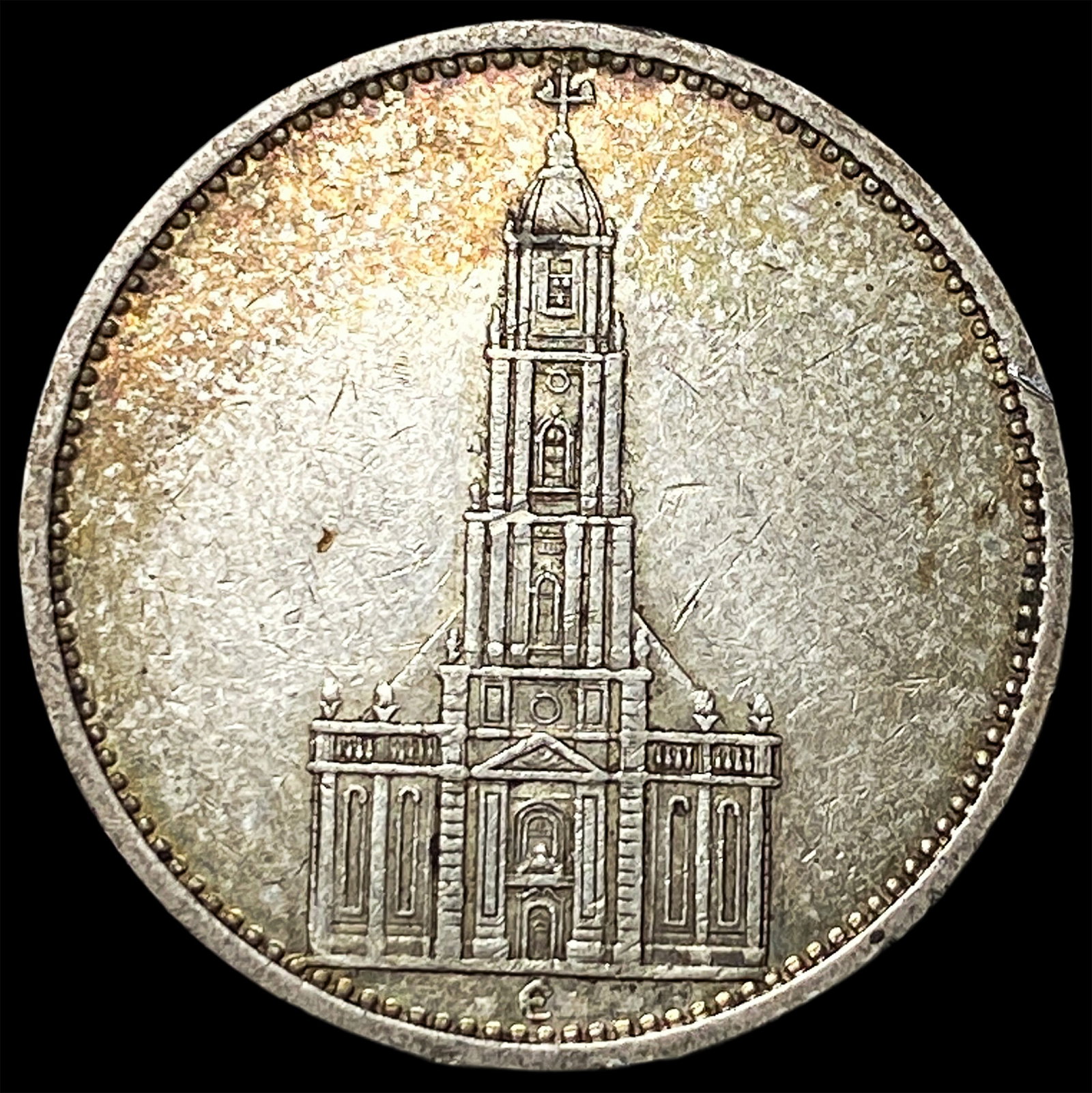 1935E Germany Silver 5 Reichsmark: 1935E Germany Silver 5 Reichsmark