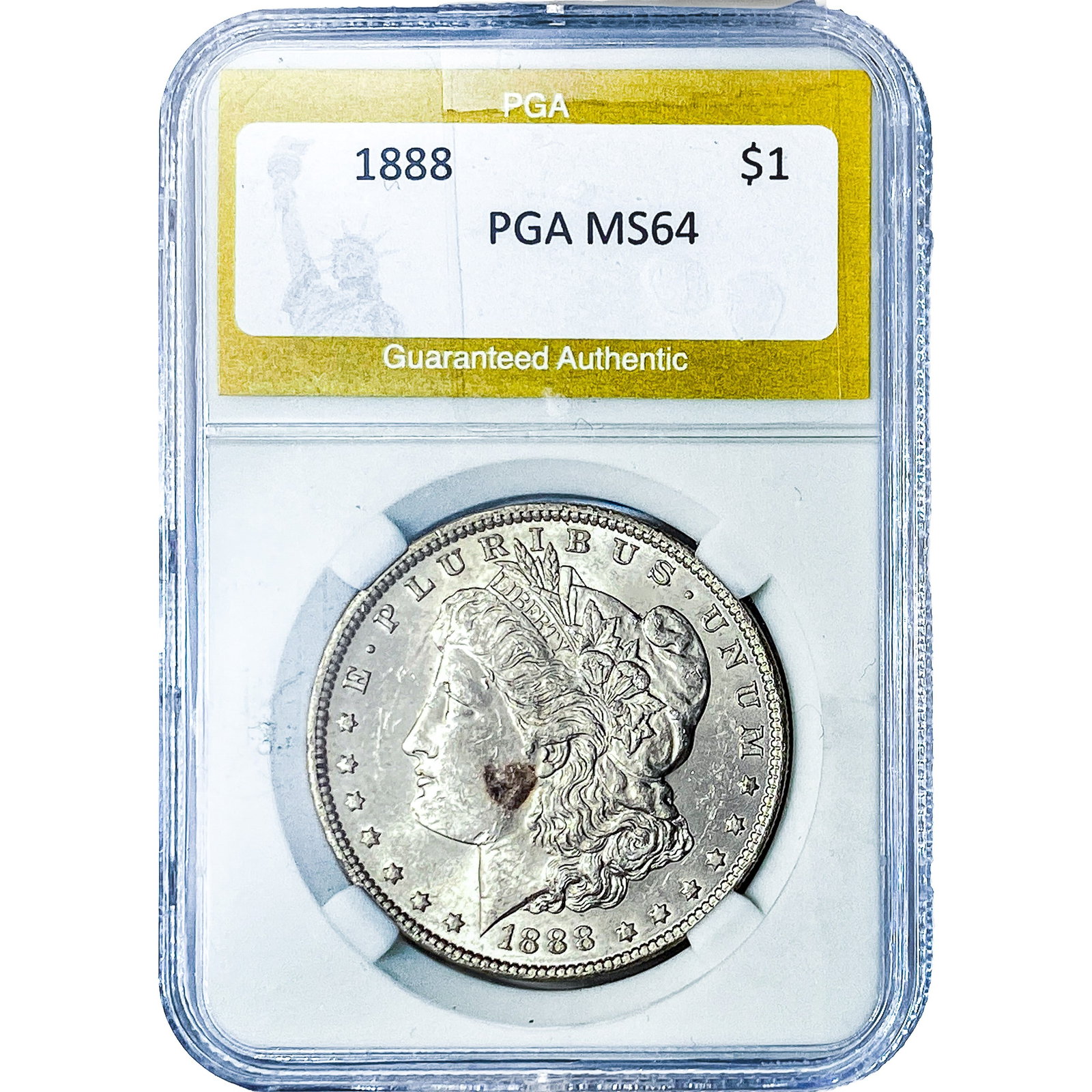 1888 Morgan Silver Dollar PGA MS64: 1888 Morgan Silver Dollar PGA MS64