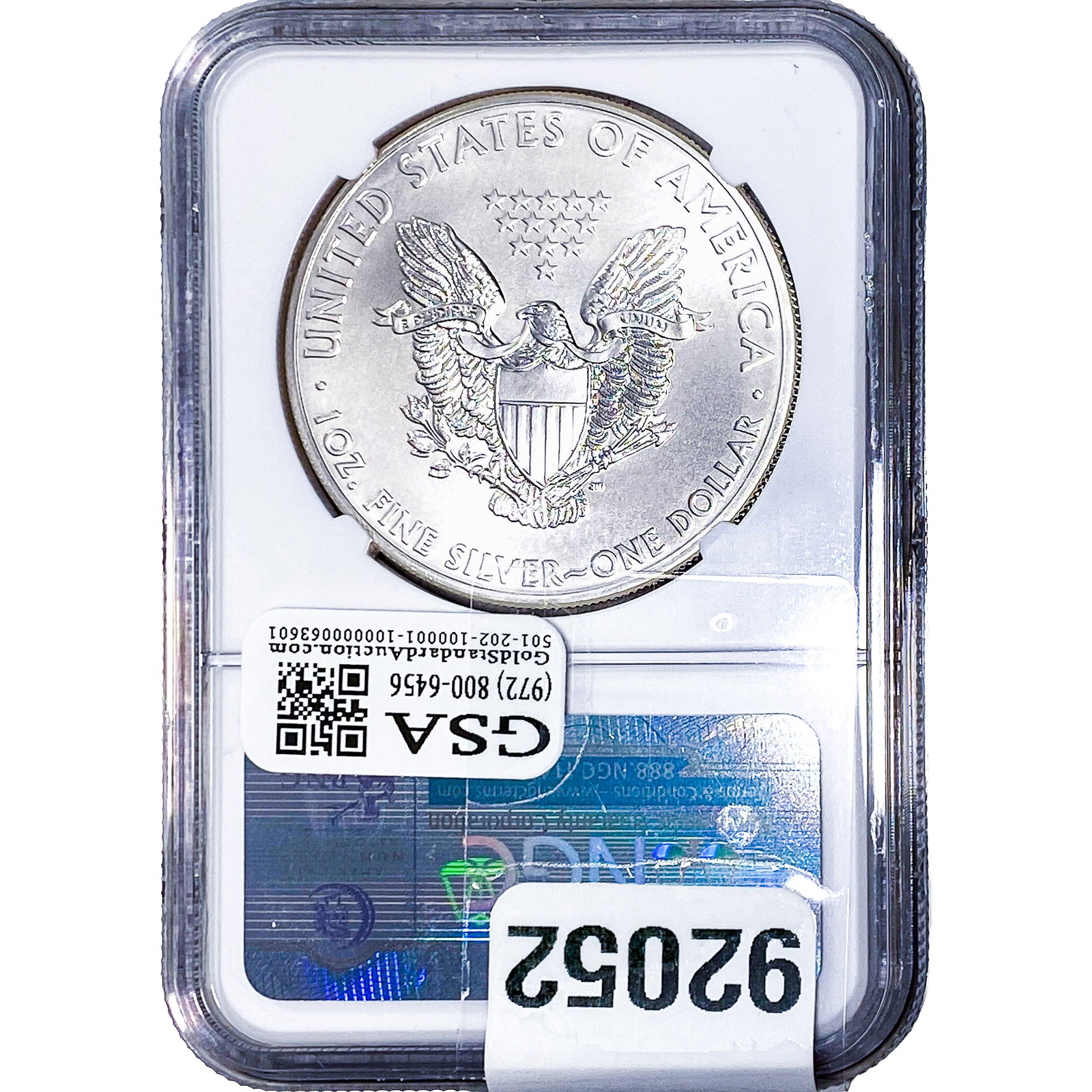 2012 Silver Eagle NGC MS70 - 2