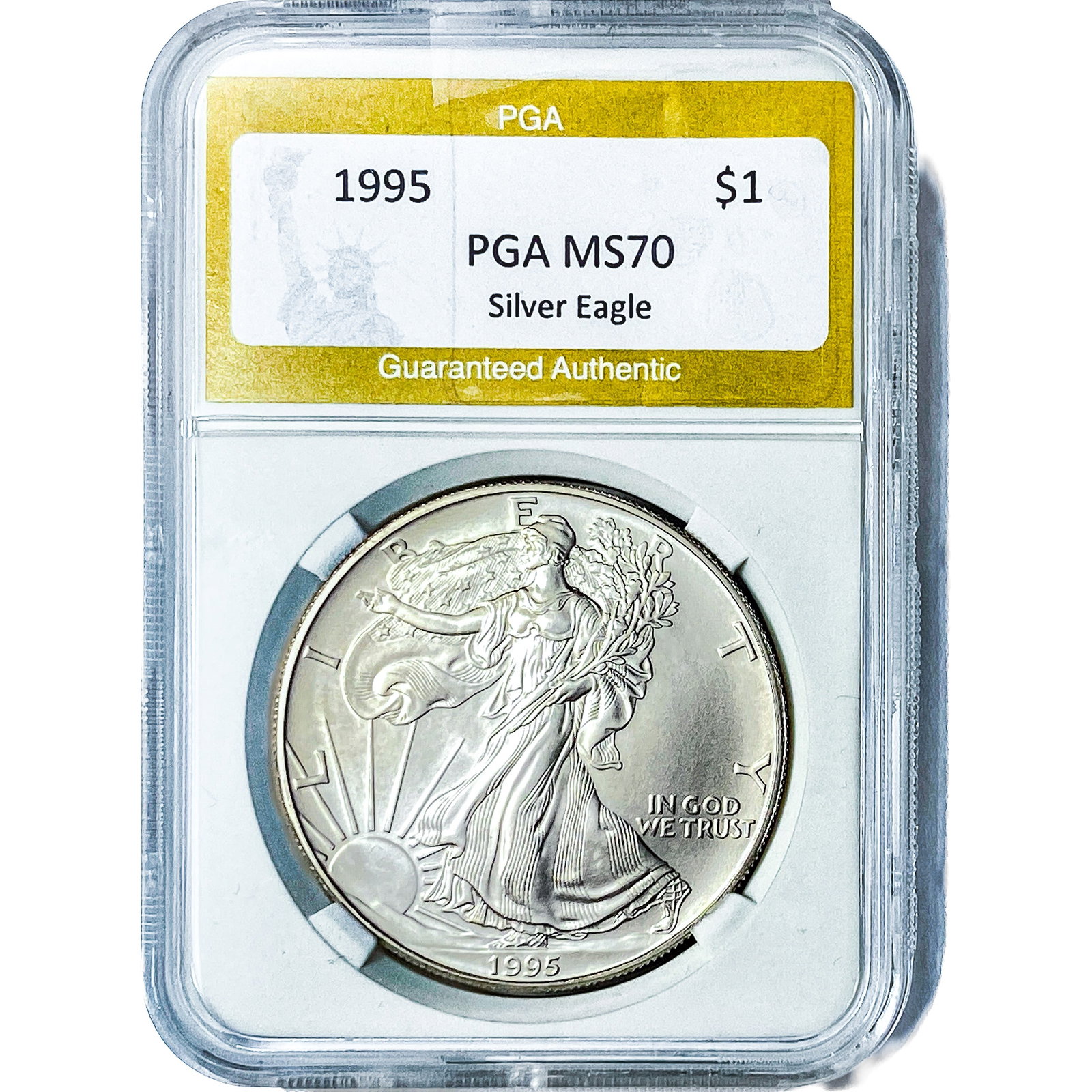 1995 Silver Eagle PGA MS70: 1995 Silver Eagle PGA MS70
