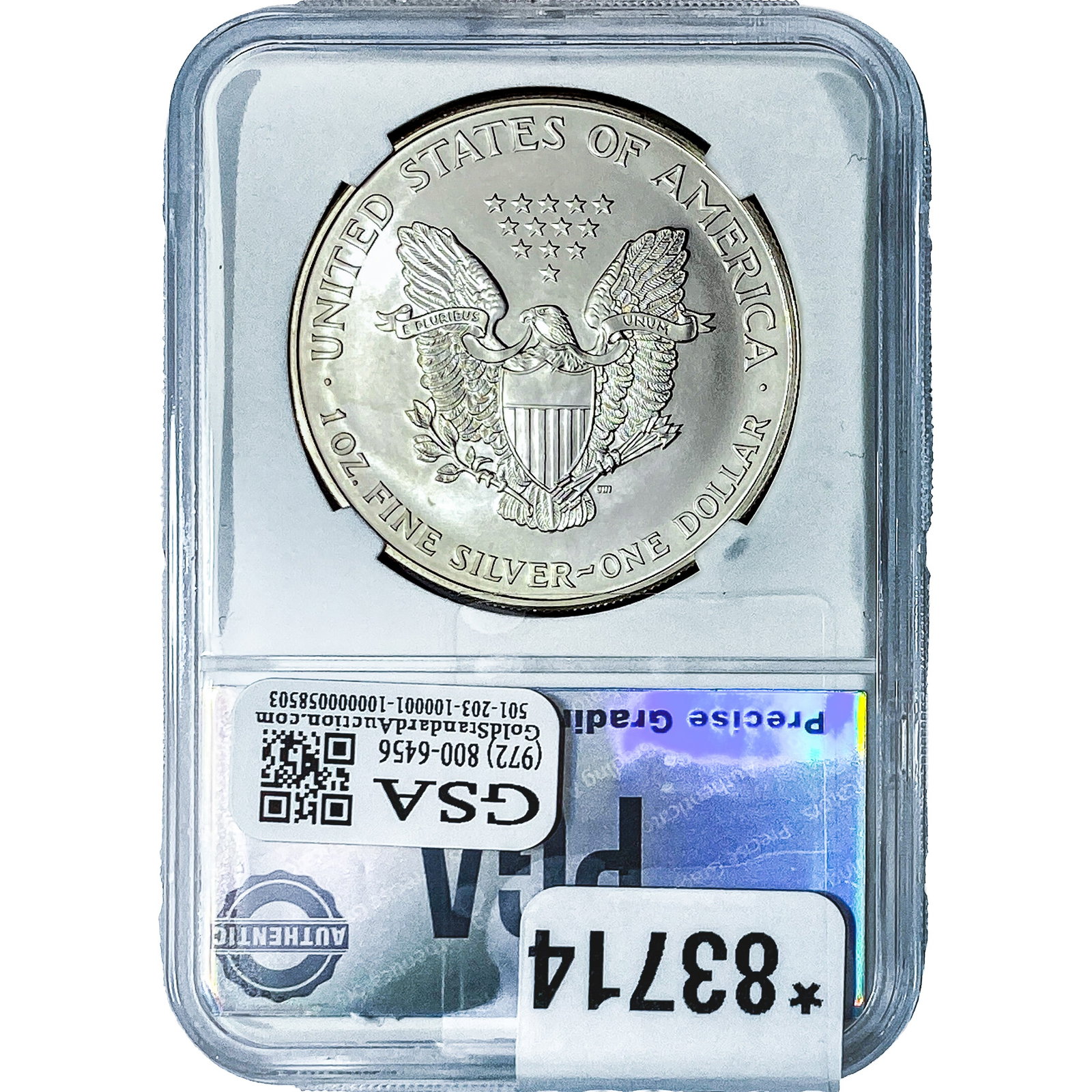 1995 Silver Eagle PGA MS70 - 2