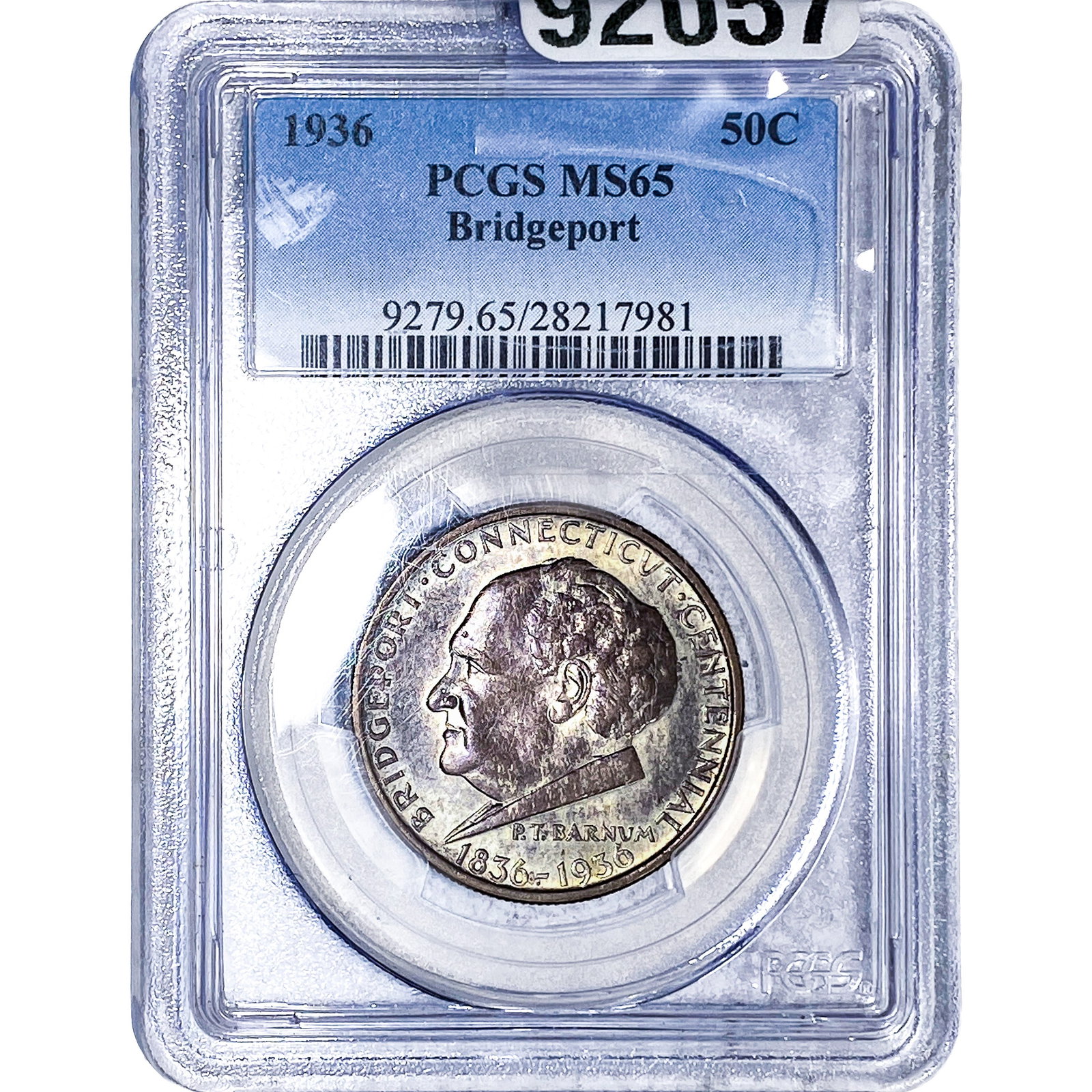 1936 Bridgeport Half Dollar PCGS MS65 (1 of 2)