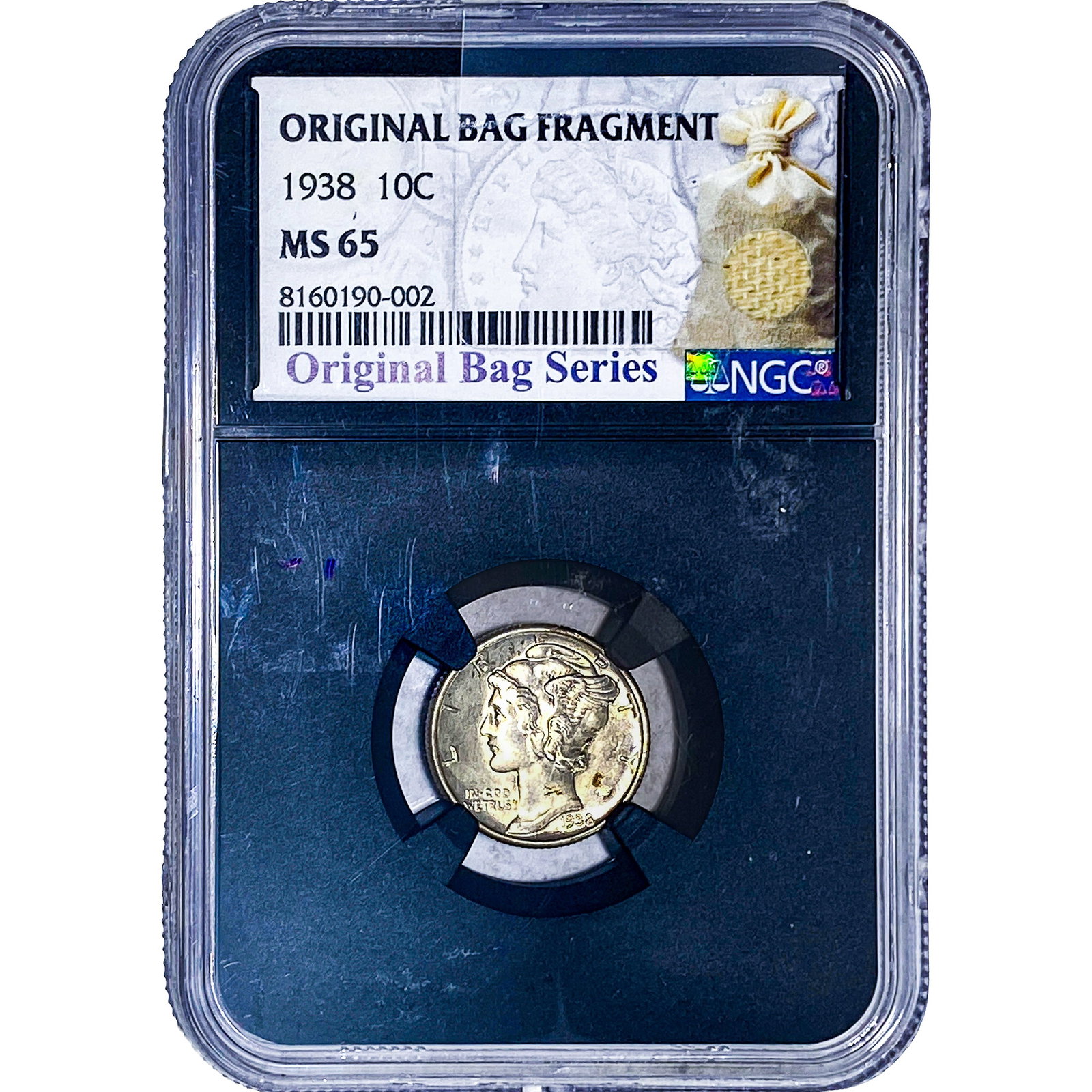 1938 Mercury Silver Dime NGC MS65: 1938 Mercury Silver Dime NGC MS65