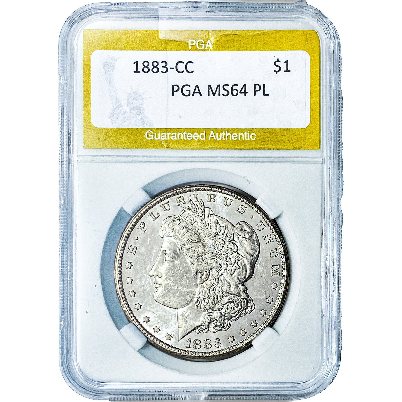 1883-CC Morgan Silver Dollar PGA MS64 PL (1 of 2)