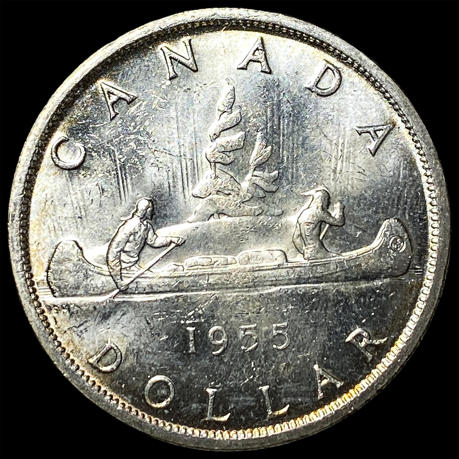 1955 Canada Silver Dollar - 2