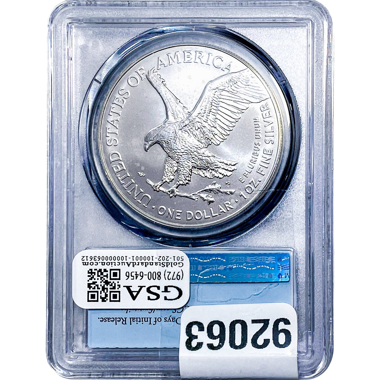 2025 Silver Eagle PCGS MS69 - 2