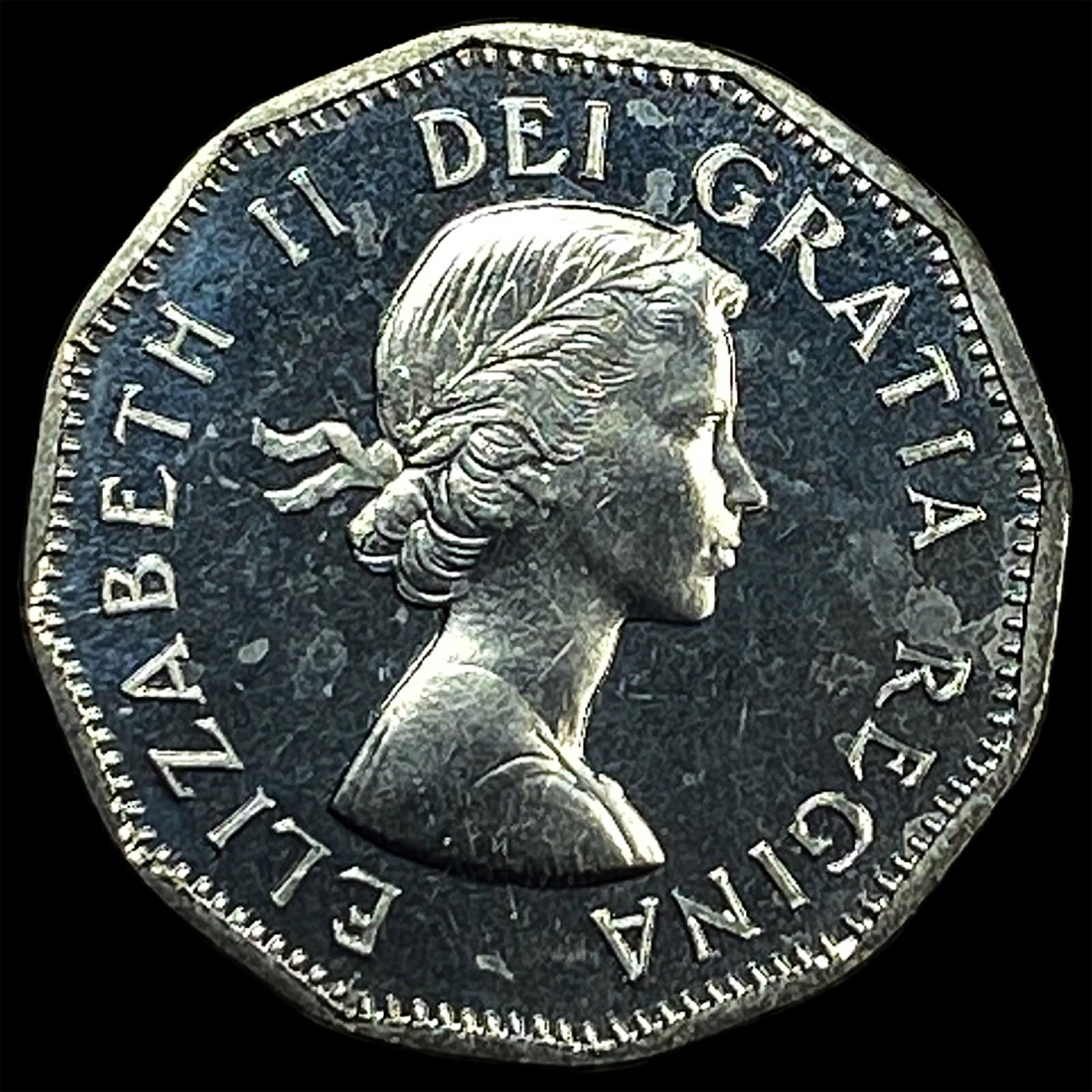 1960 Canada Nickel 5 Cents: 1960 Canada Nickel 5 Cents