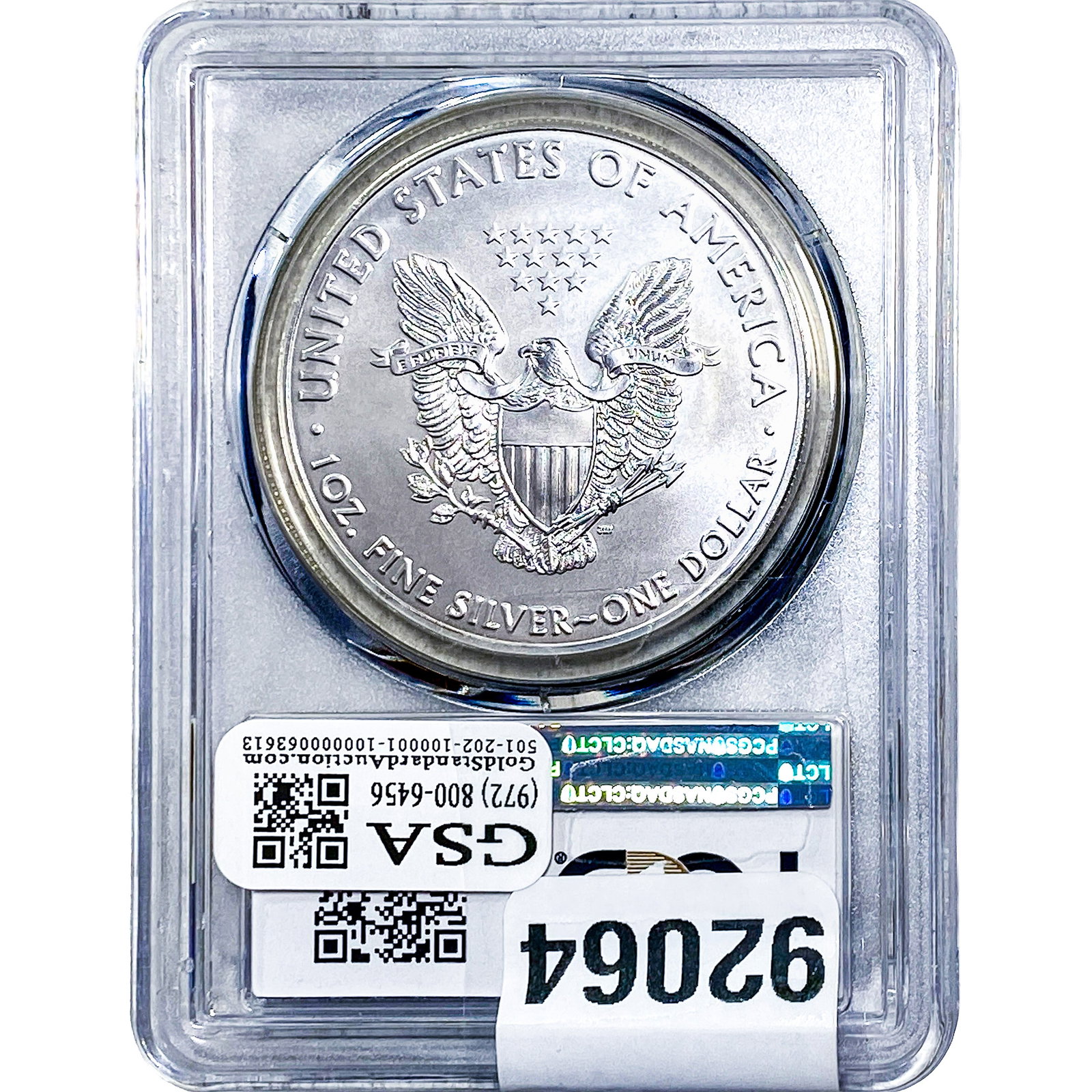 2019 Silver Eagle PCGS MS70 - 2