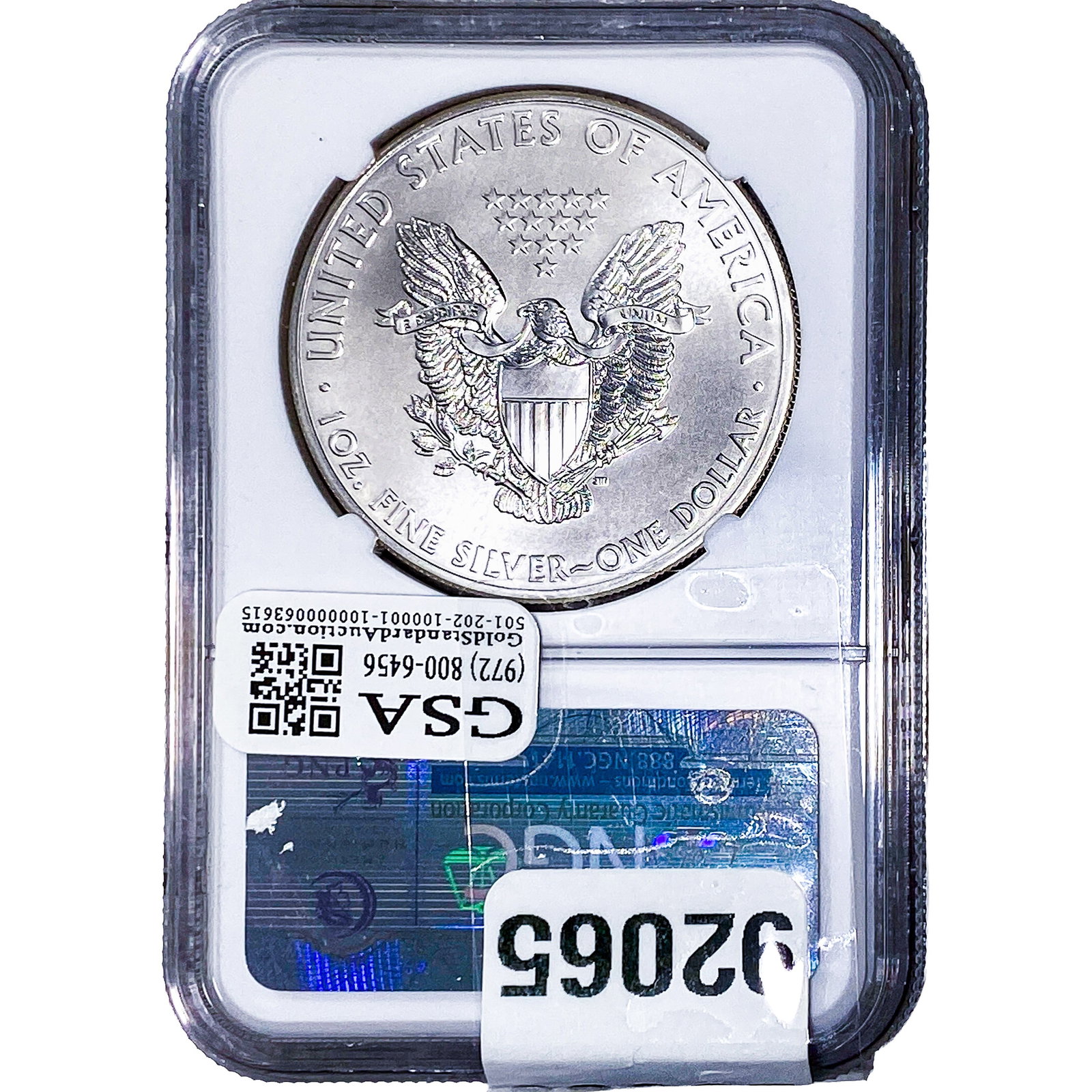 2012 Silver Eagle NGC MS70 - 2