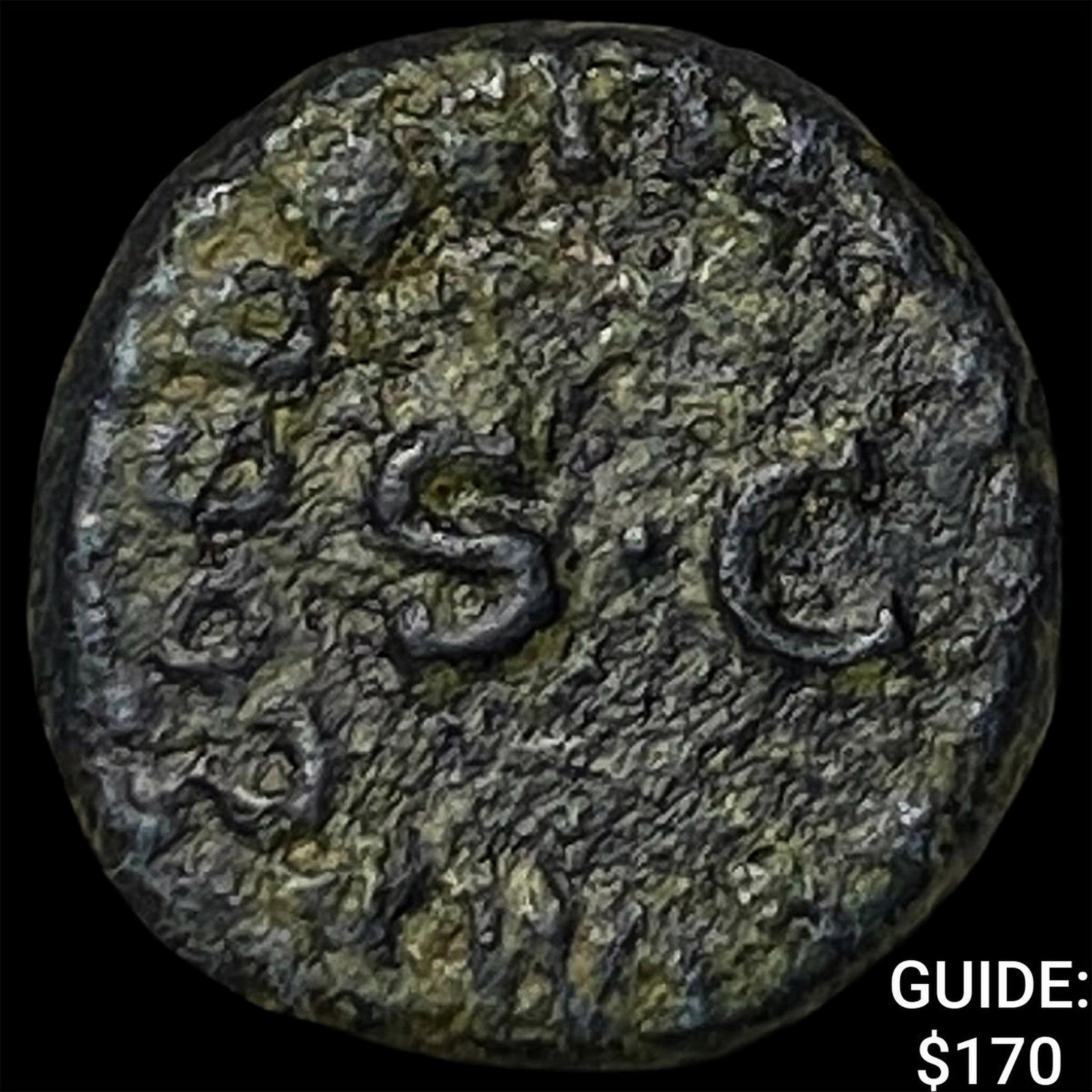 Roman Claudius 41-54 AD Bronze Quadrans (1 of 2)