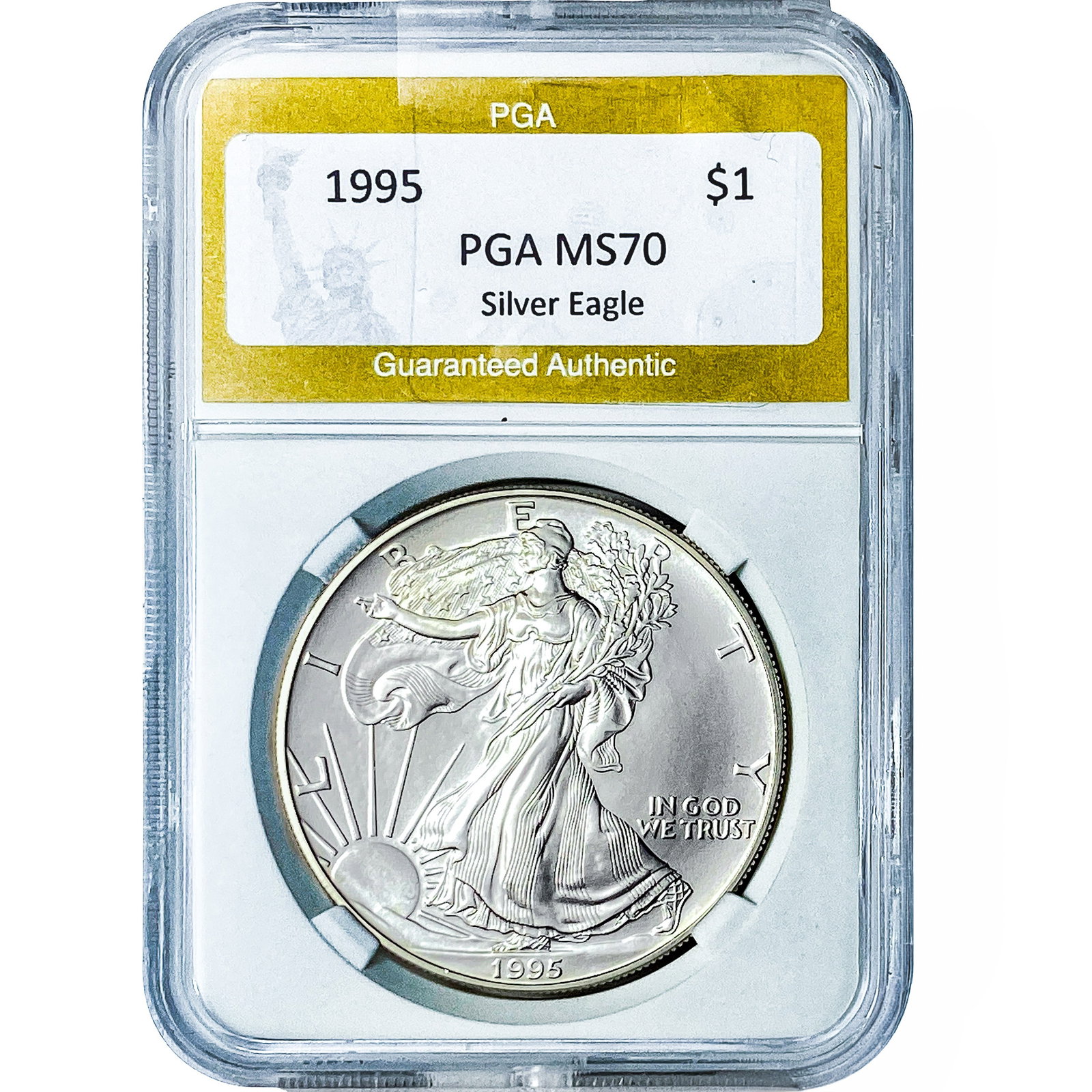 1995 Silver Eagle PGA MS70 (1 of 2)