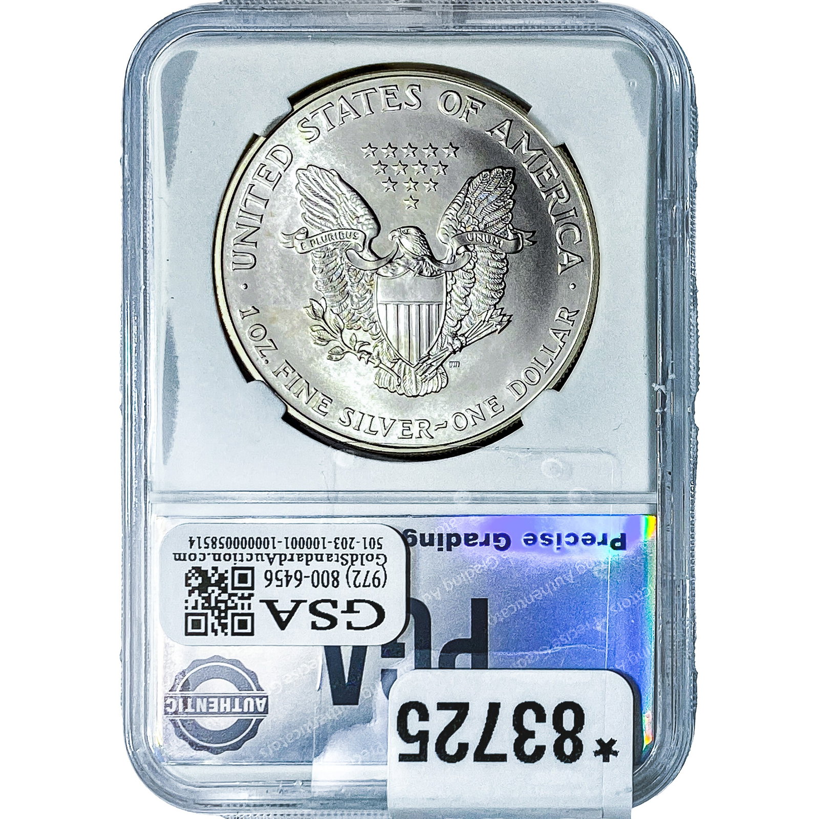 1995 Silver Eagle PGA MS70 - 2