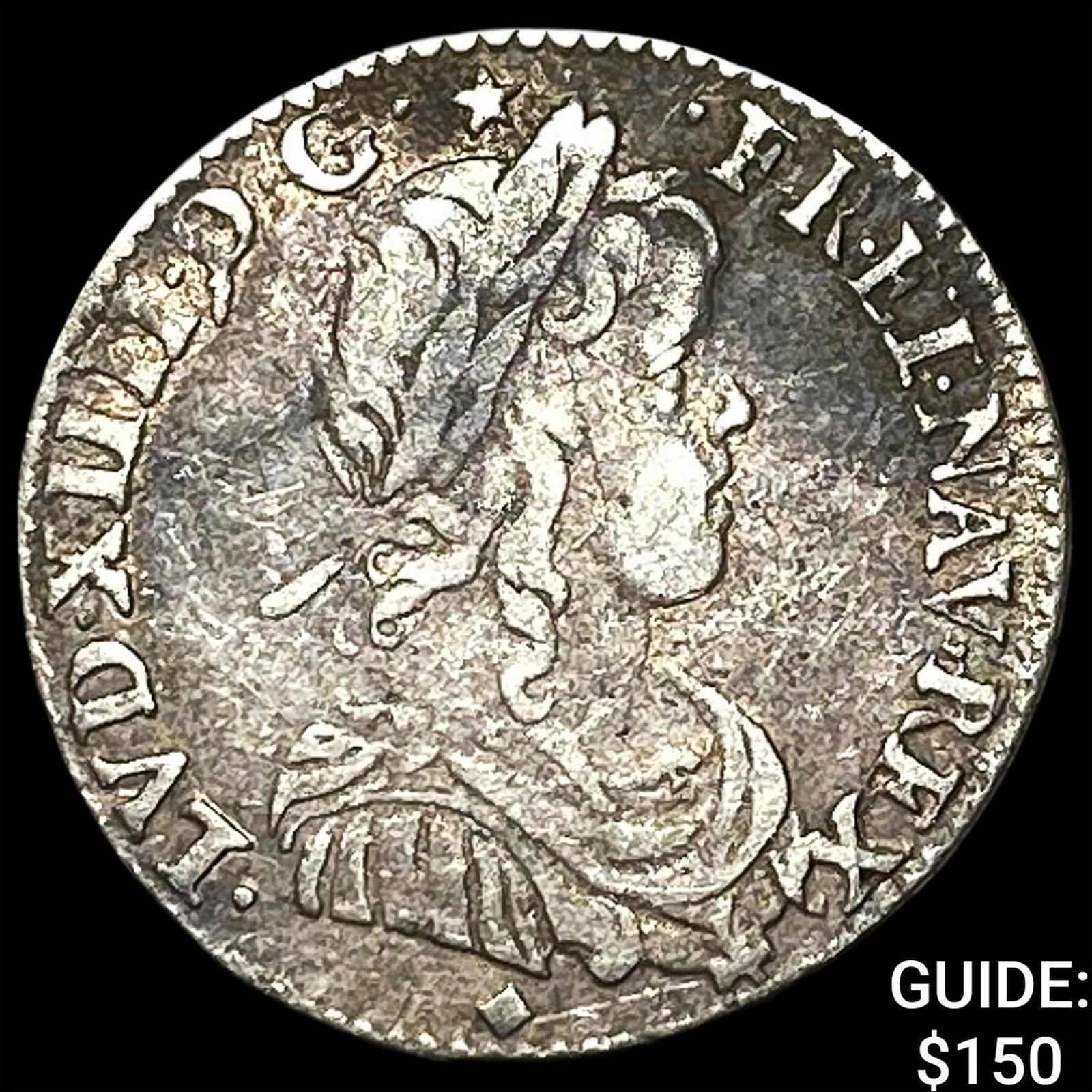 1659D France Silver 1/12 Ecu: 1659D France Silver 1/12 Ecu