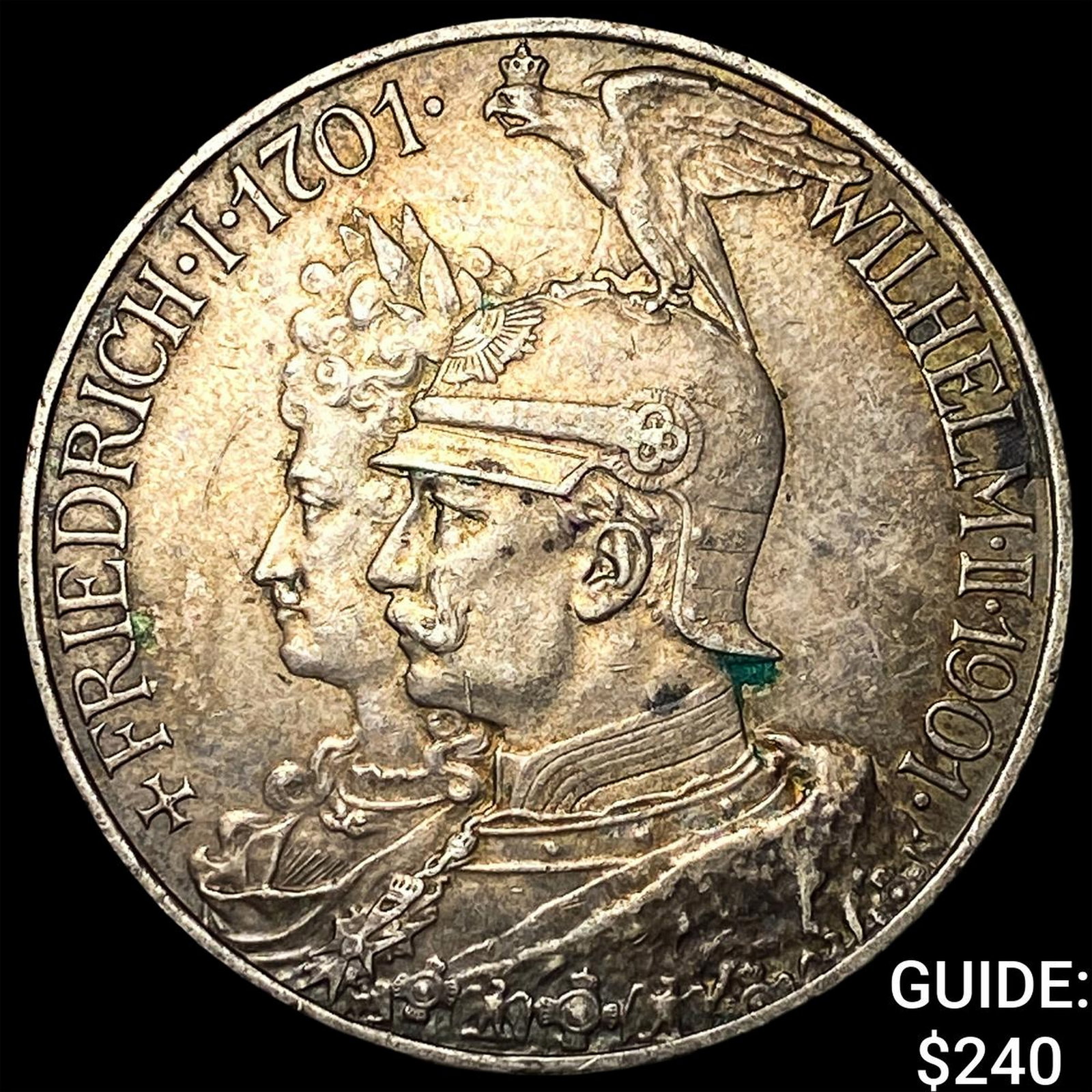 1901 Germany Silver 5 Mark: 1901 Germany Silver 5 Mark
