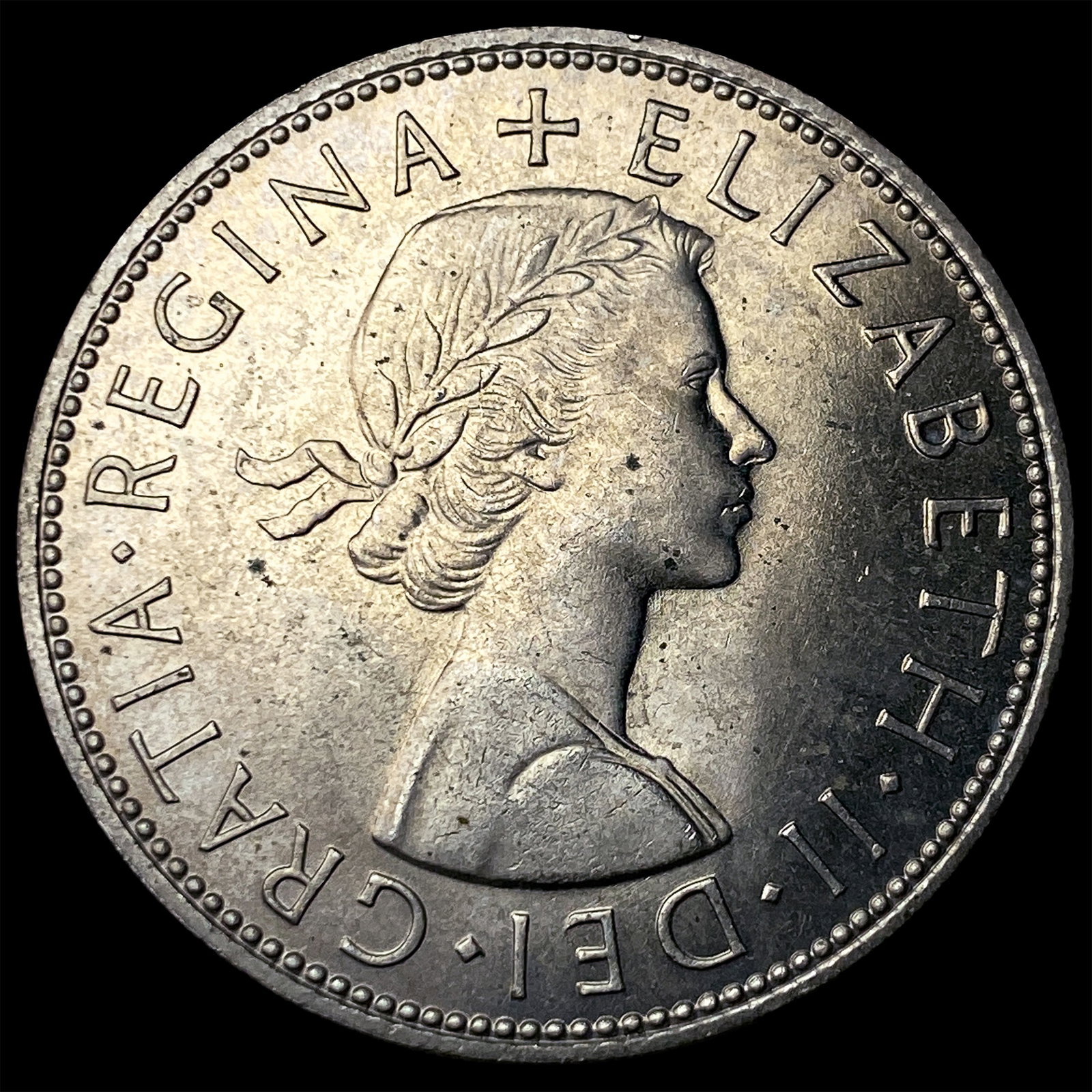 1963 Great Britain Copper Nickel Half Crown: 1963 Great Britain Copper Nickel Half Crown