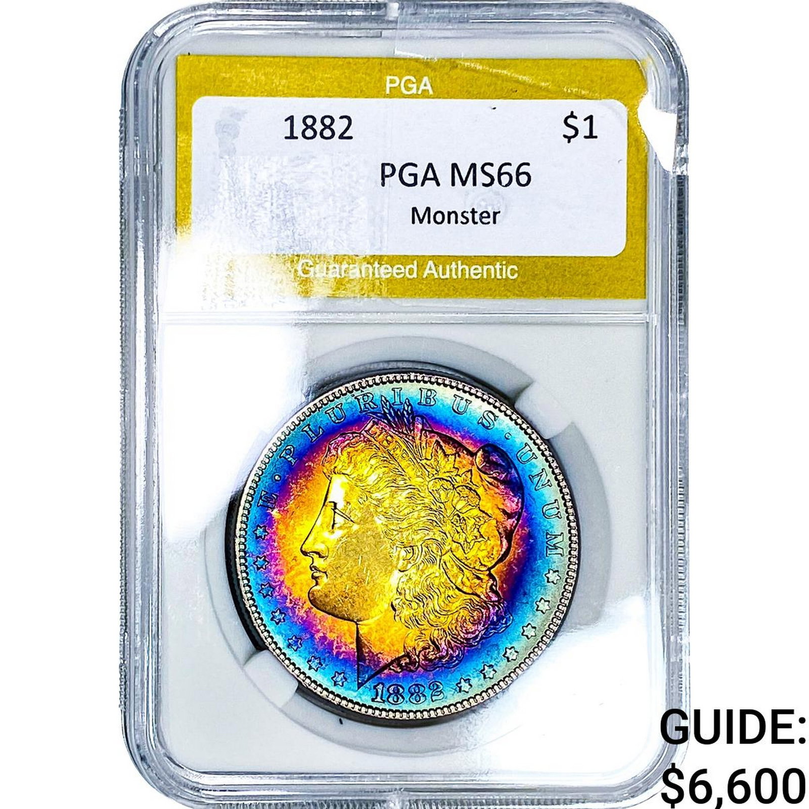 1882 Morgan Silver Dollar PGA MS66 Monster (1 of 2)