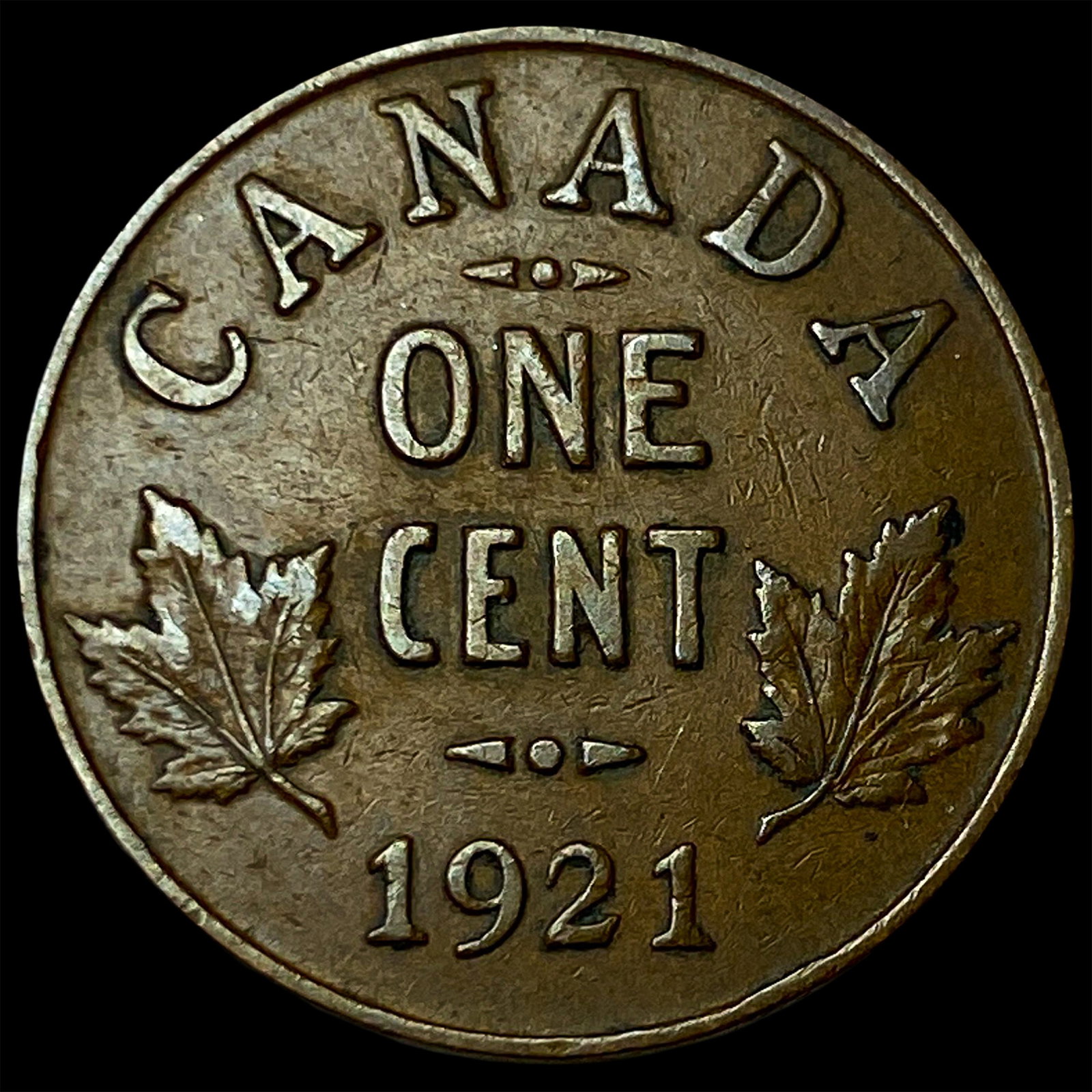 1921 Canada Bronze 1 Cent - 2