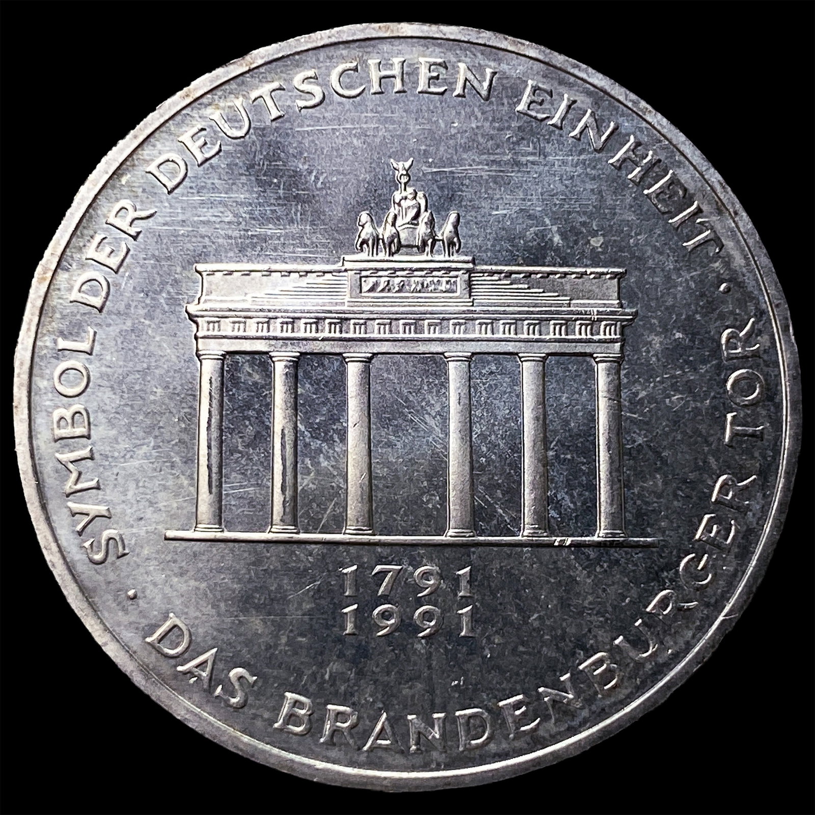 1991A Germany Silver 10 Mark: 1991A Germany Silver 10 Mark