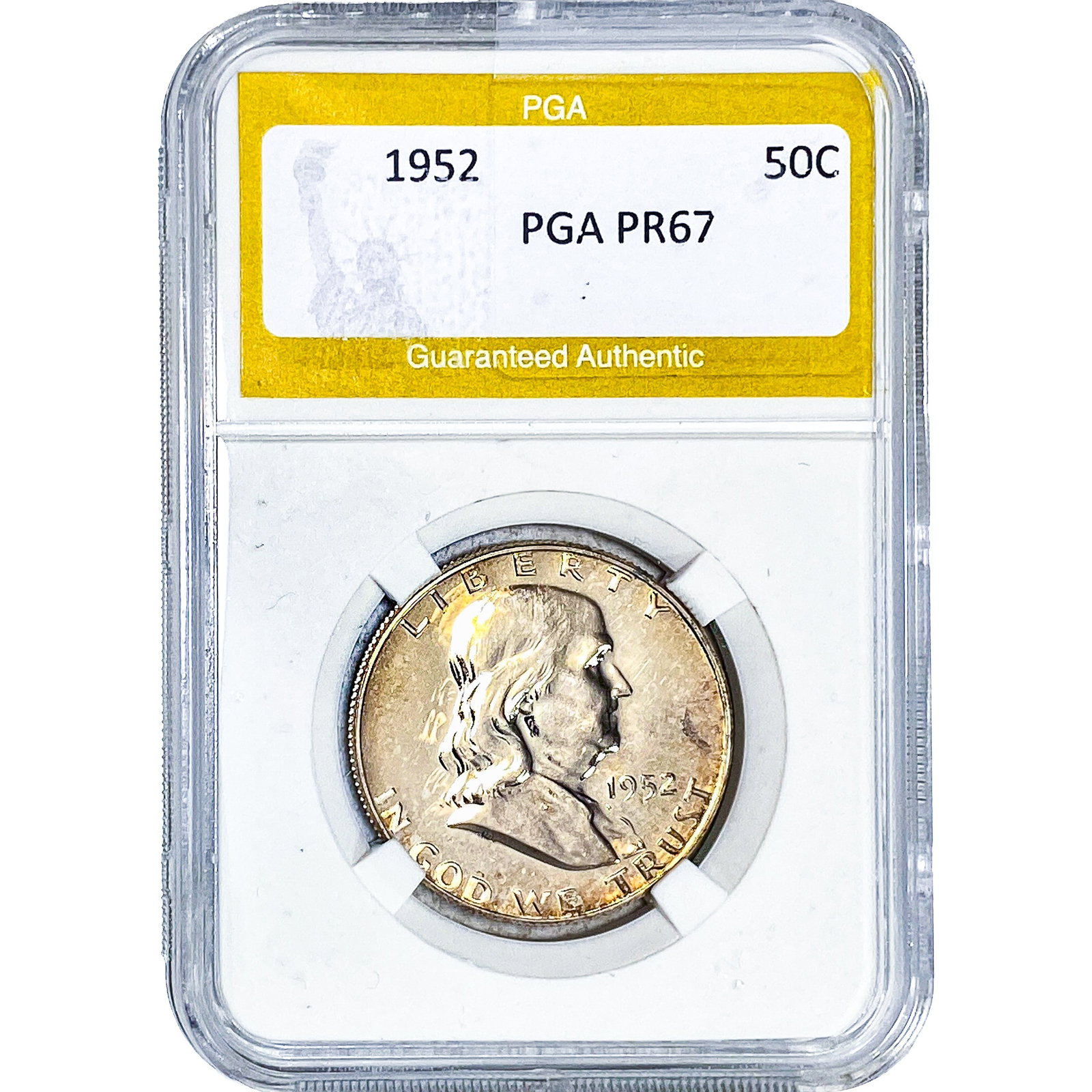 1952 Franklin Half Dollar PGA PR67: 1952 Franklin Half Dollar PGA PR67