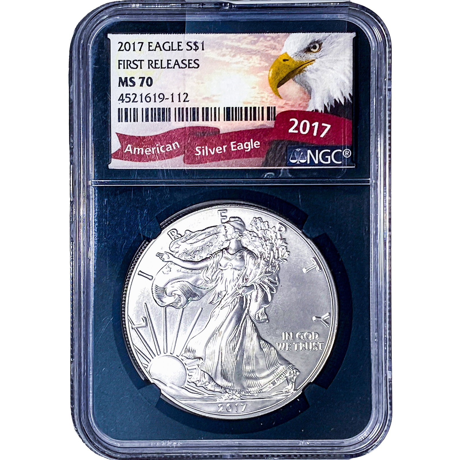 2017 Silver Eagle NGC MS70 (1 of 2)