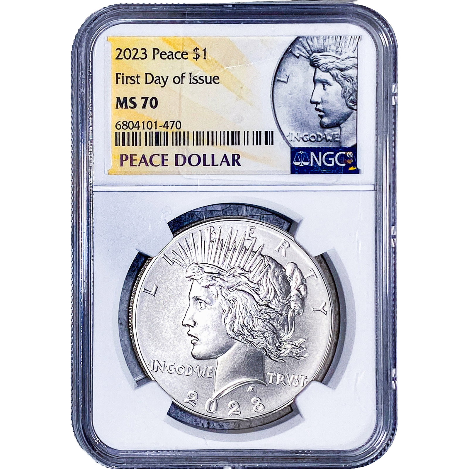 2023 Silver Peace Dollar NGC MS70: 2023 Silver Peace Dollar NGC MS70
