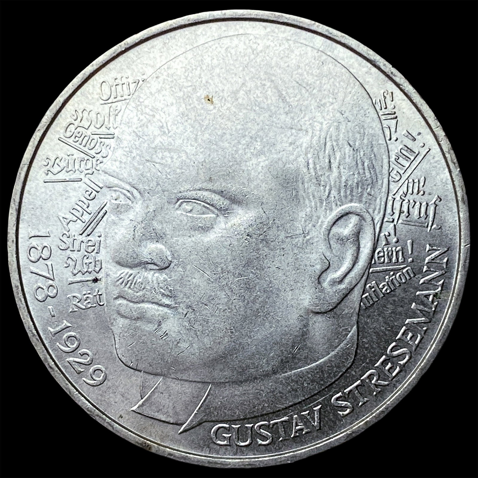 1978D Germany Silver 5 Mark: 1978D Germany Silver 5 Mark