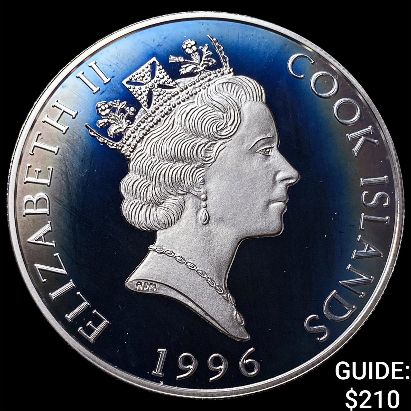 1996 Cook Islands Silver $10 0.8327oz ASW: 1996 Cook Islands Silver $10 0.8327oz ASW