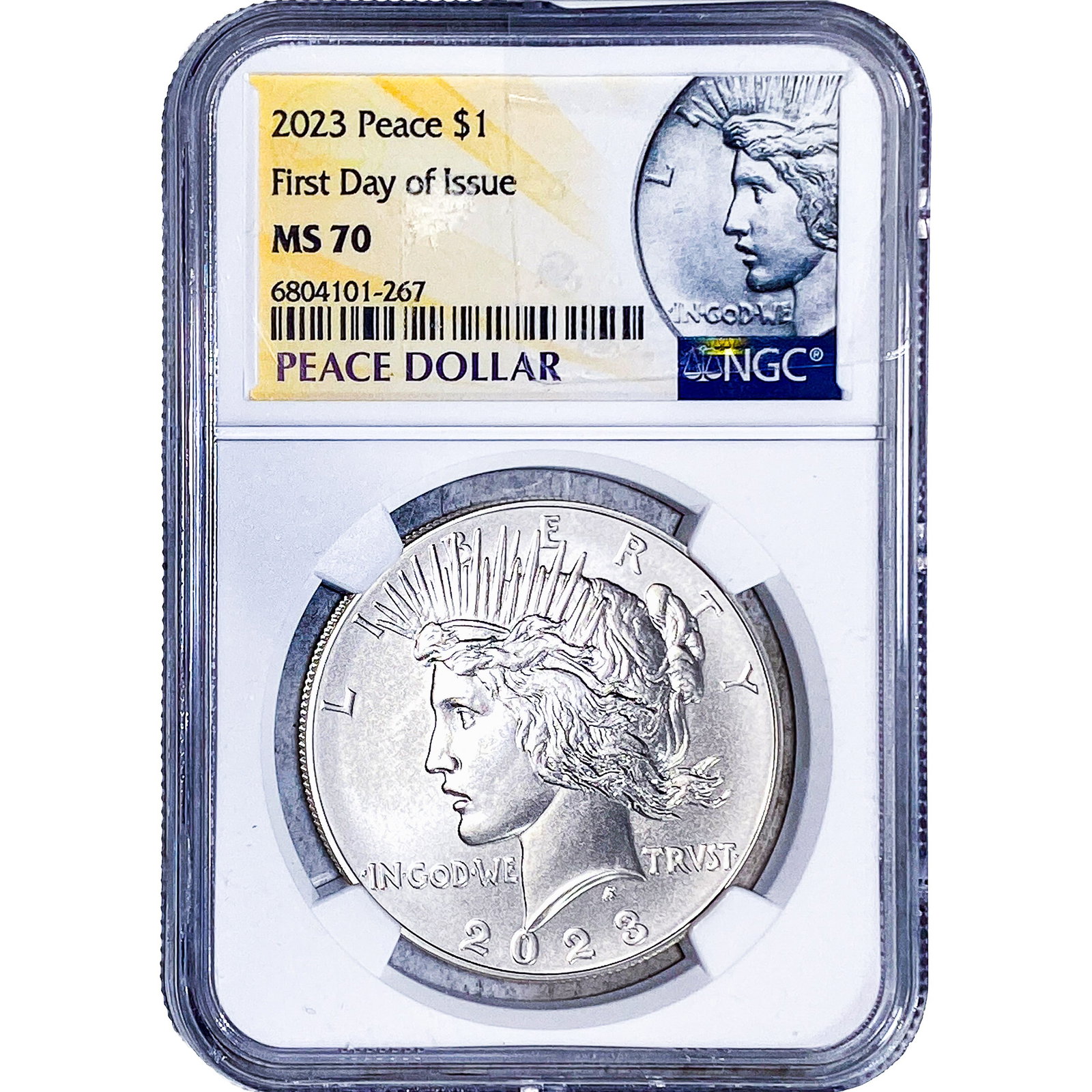 2023 Silver Peace Dollar NGC MS70: 2023 Silver Peace Dollar NGC MS70