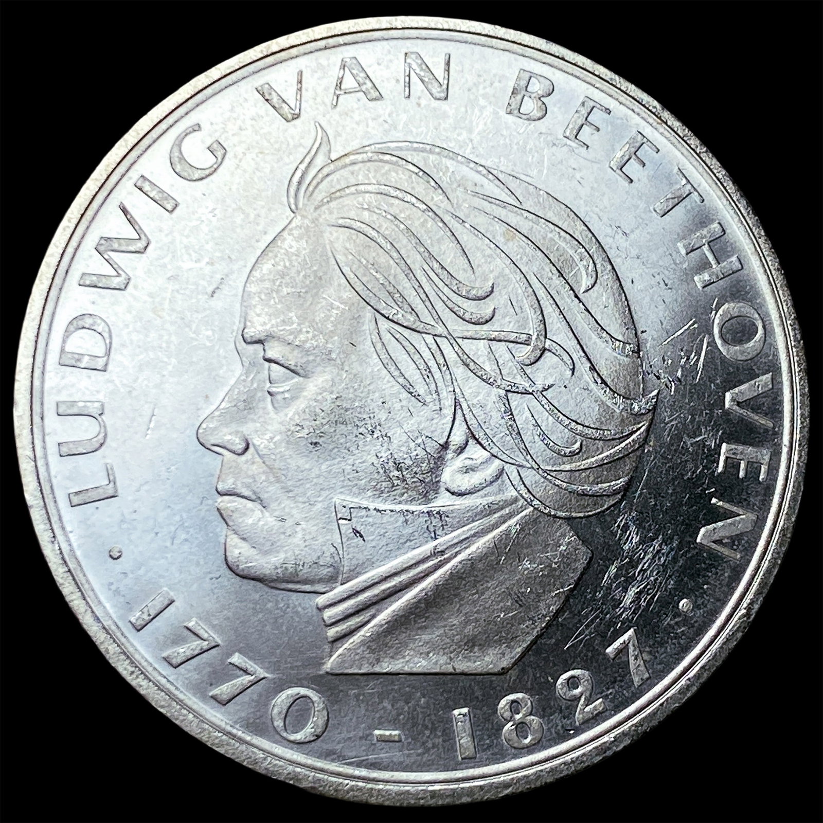 1970F West Germany Silver 5 Mark: 1970F West Germany Silver 5 Mark