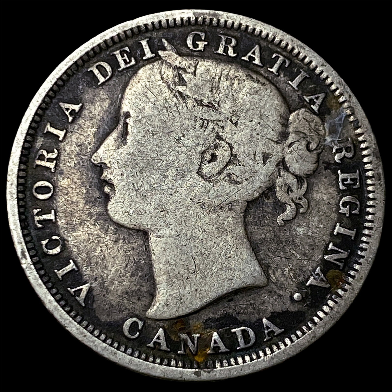 1858 Canada Silver 20 Cents: 1858 Canada Silver 20 Cents