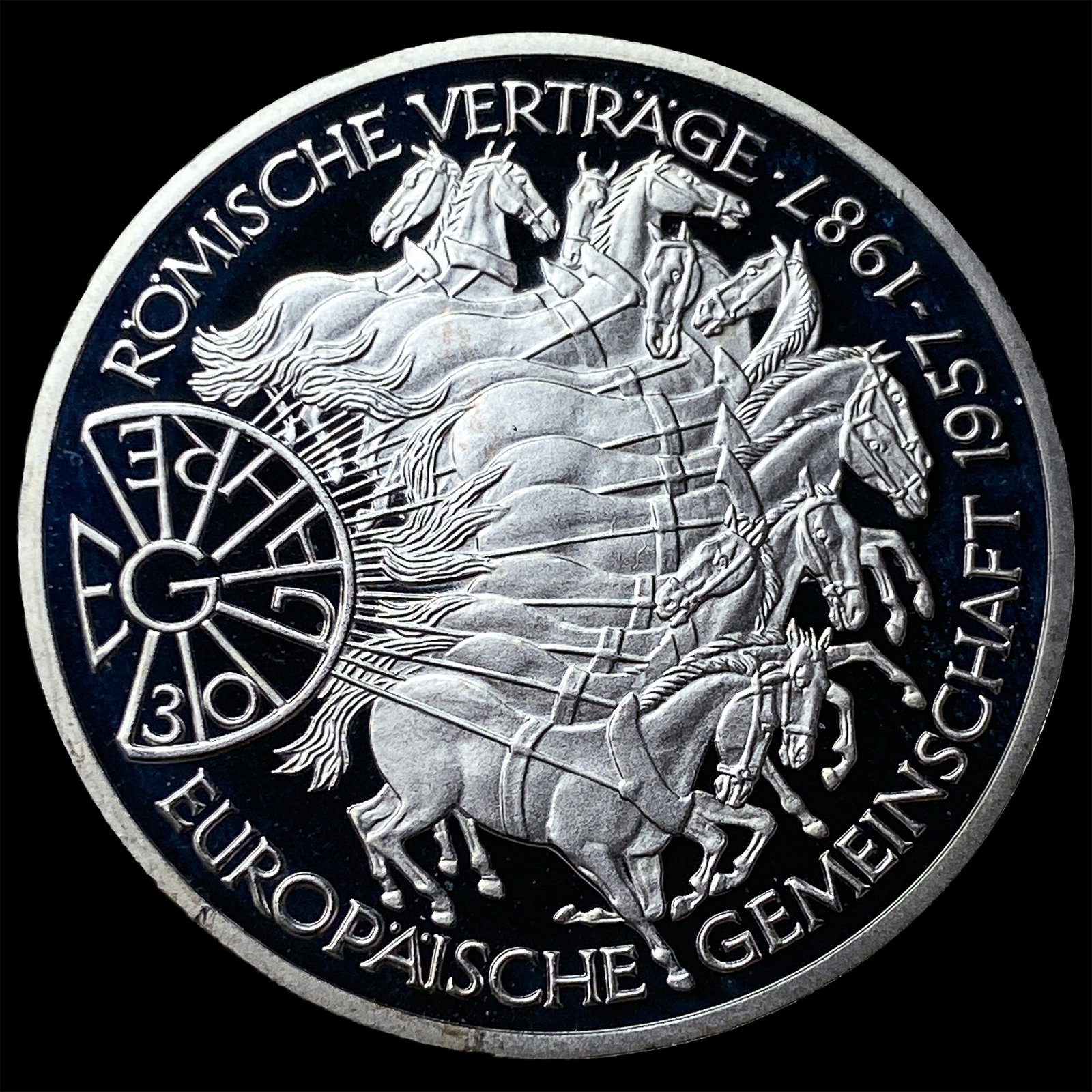 1987 West Germany Silver 10 Mark Proof: 1987 West Germany Silver 10 Mark Proof