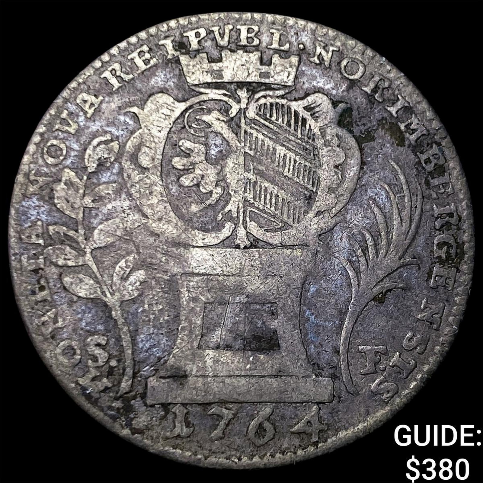 1764 Germany Nuremberg Silver 10 Kopeks: 1764 Germany Nuremberg Silver 10 Kopeks