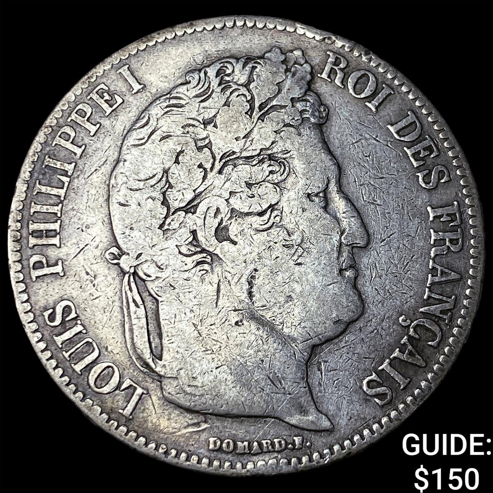 1832 France Silver 5 Francs (1 of 2)
