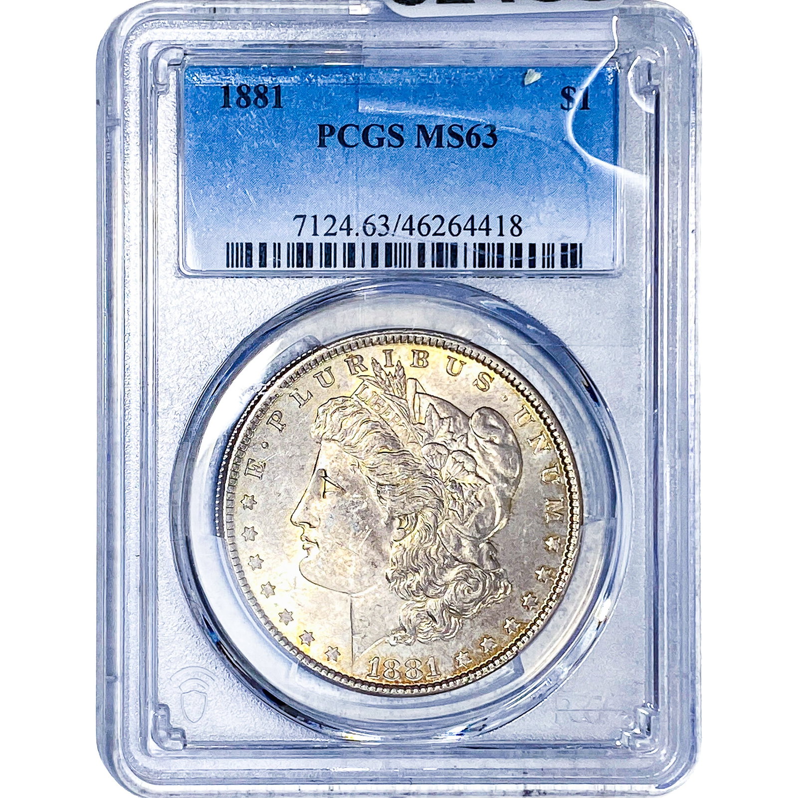 1881 Morgan Silver Dollar PCGS MS63: 1881 Morgan Silver Dollar PCGS MS63