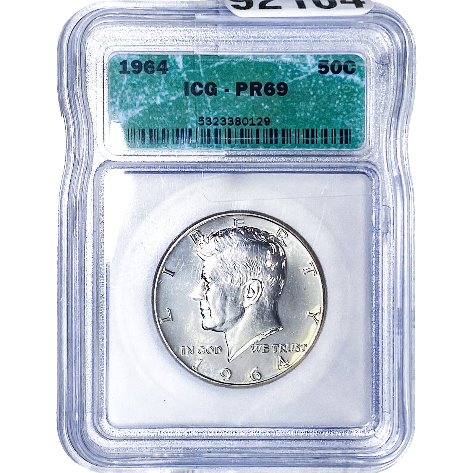 1964 Kennedy Half Dollar ICG PR69: 1964 Kennedy Half Dollar ICG PR69